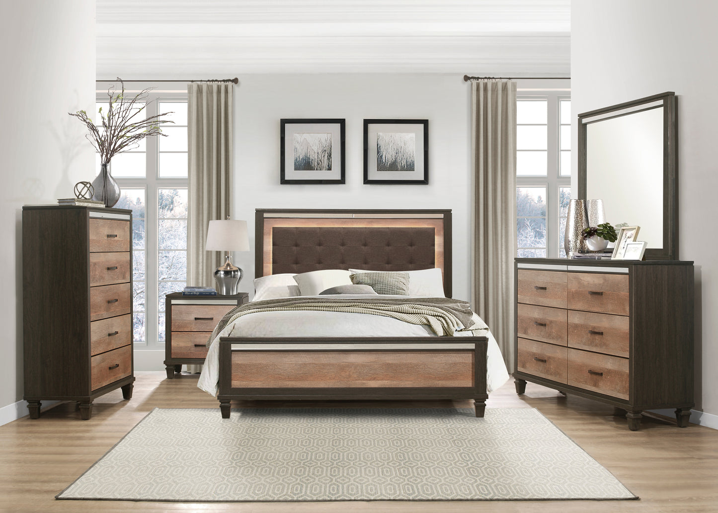 Homelegance Chest Danridge Brown Espresso Finish 1518-9