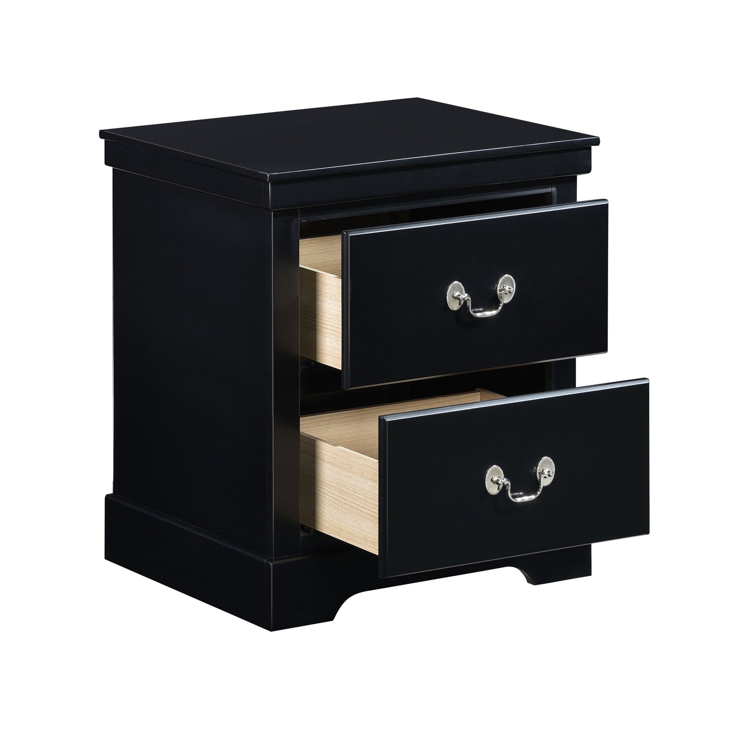 Homelegance Nightstand Seabright Black Finish 1519BK-4