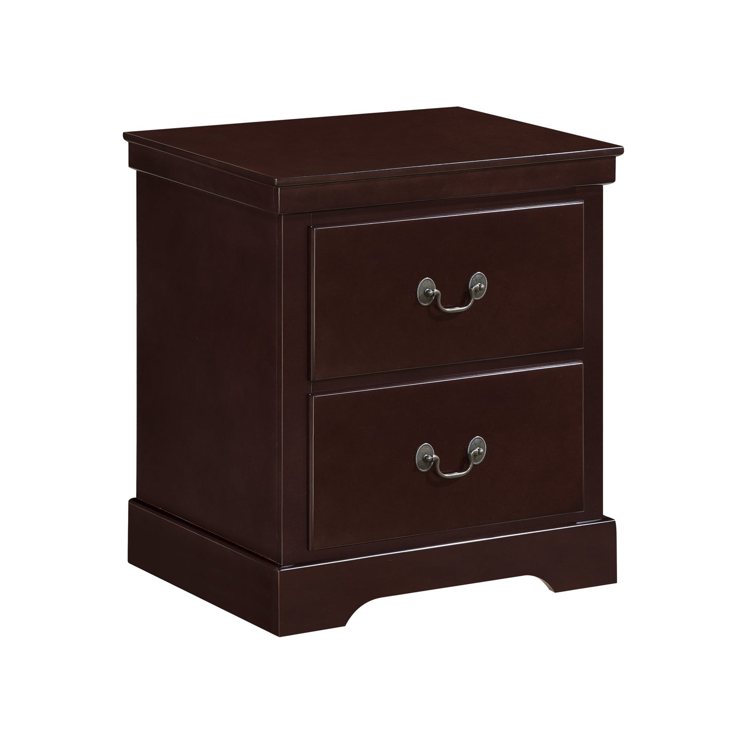 Homelegance Seabright Nightstand Cherry Finish Elegant Design 1519CH-4