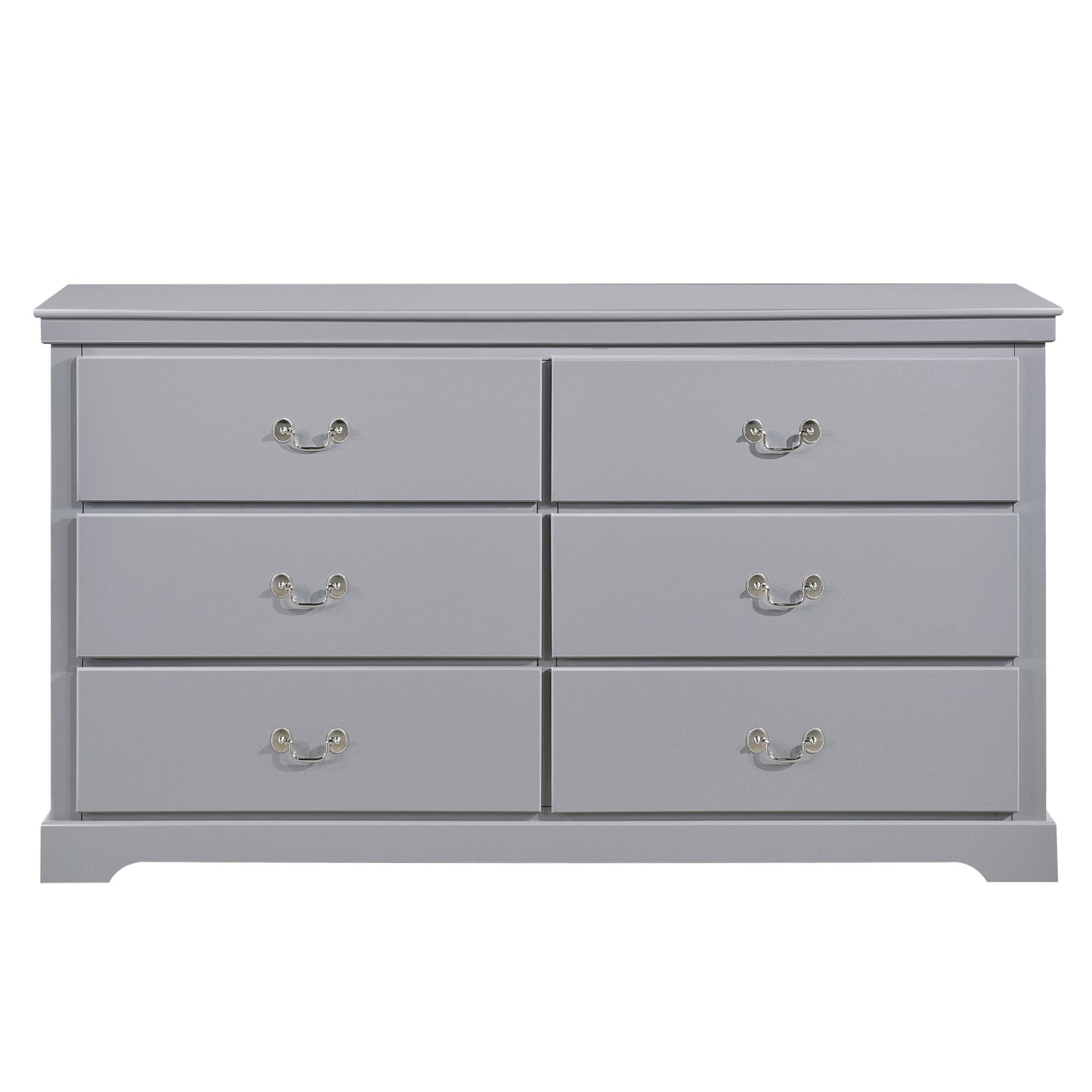 Homelegance Dresser Seabright Gray Finish Elegant Bedroom Storage 1519GY-5