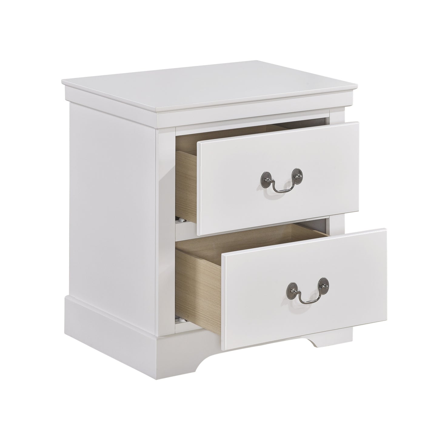 Homelegance Nightstand Seabright White Finish 1519WH-4