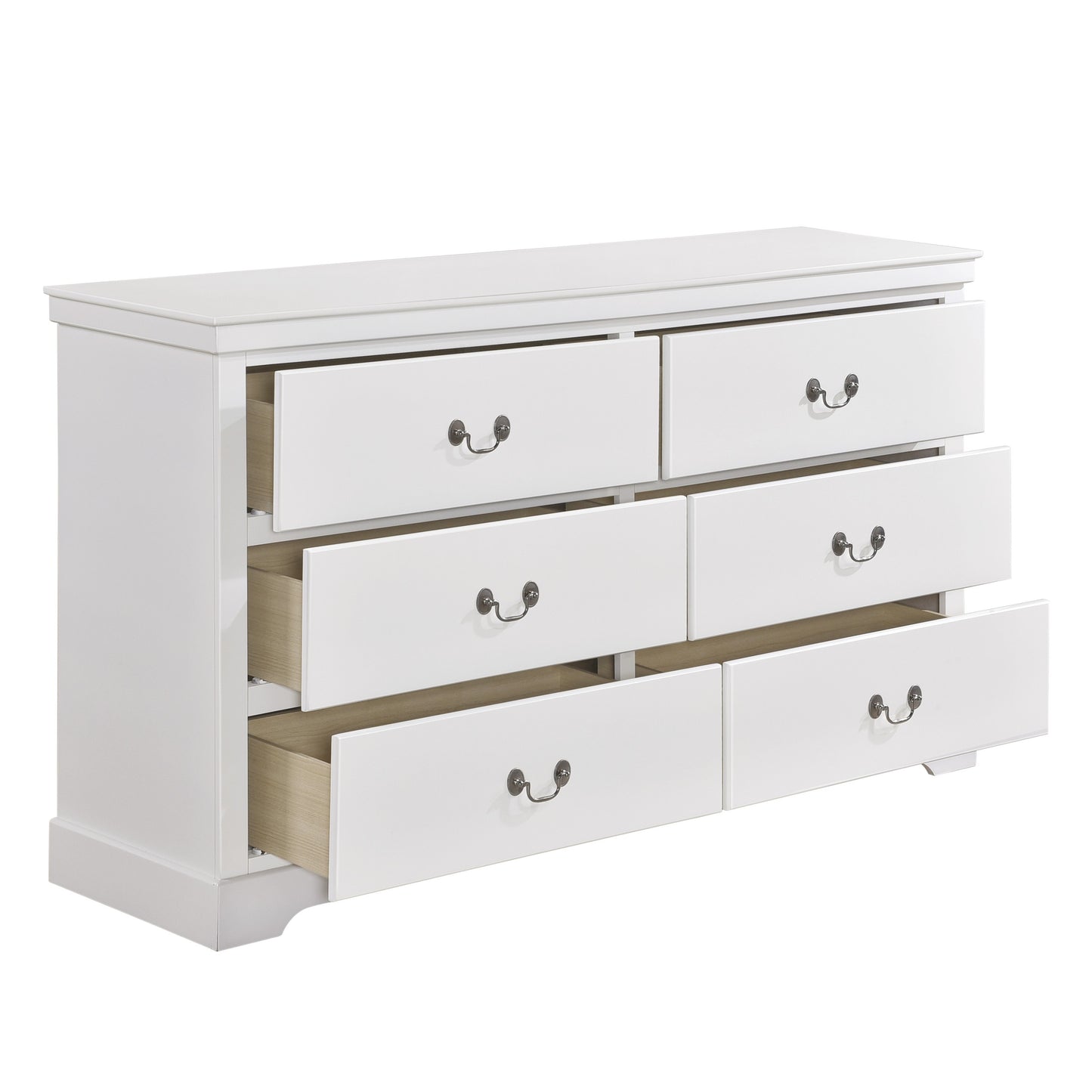 Homelegance Dresser Seabright White Finish Elegant Design 1519WH-5