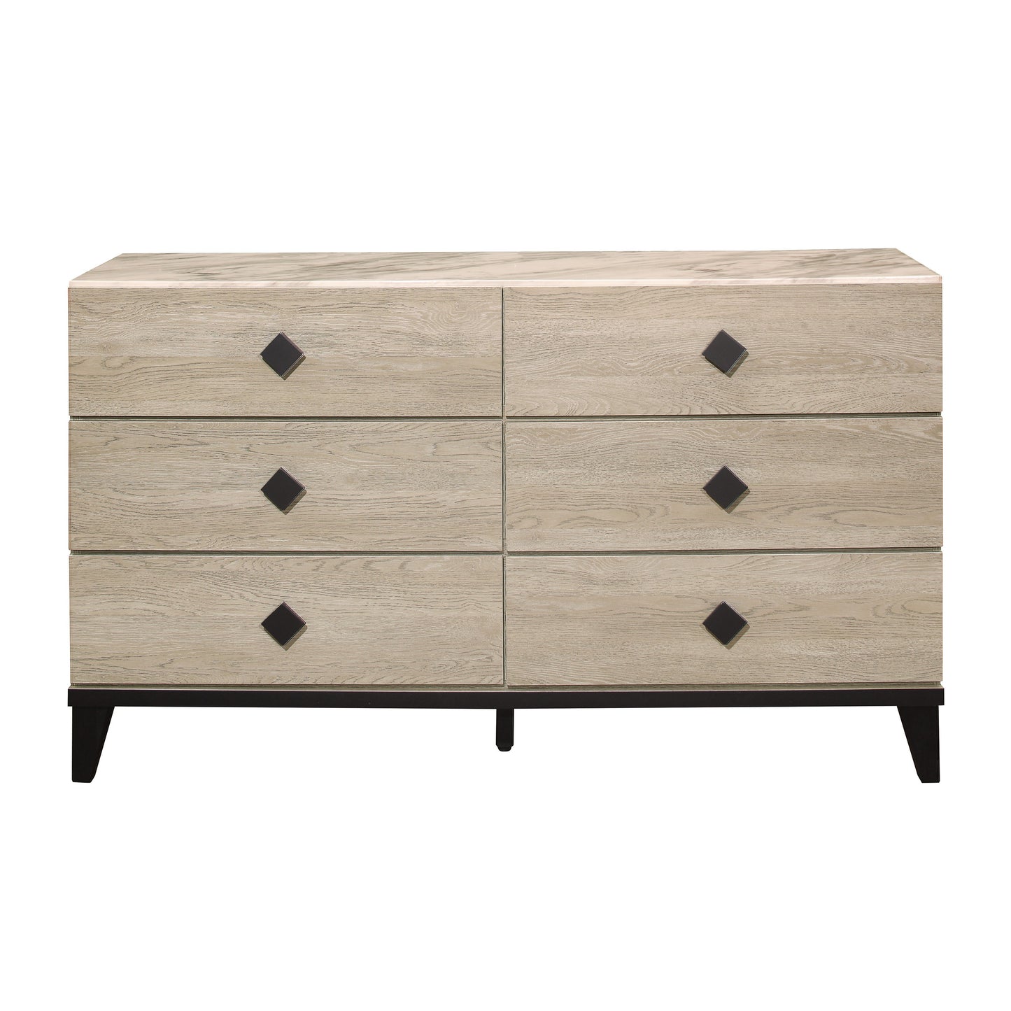 Homelegance Dresser Whiting Cream Black Finish Elegant Design 1524-5