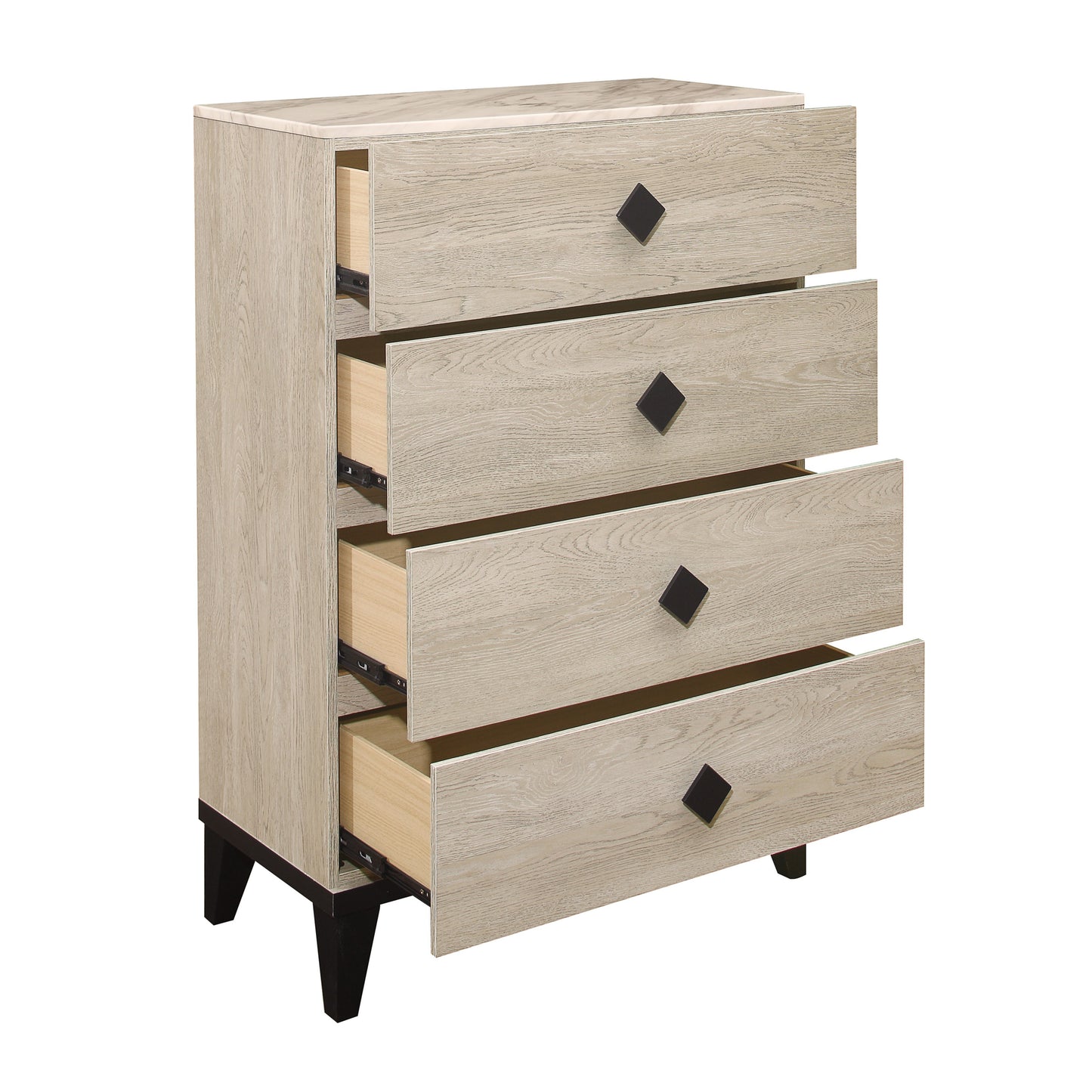Homelegance Whiting Chest Cream Black Finish 1524-9