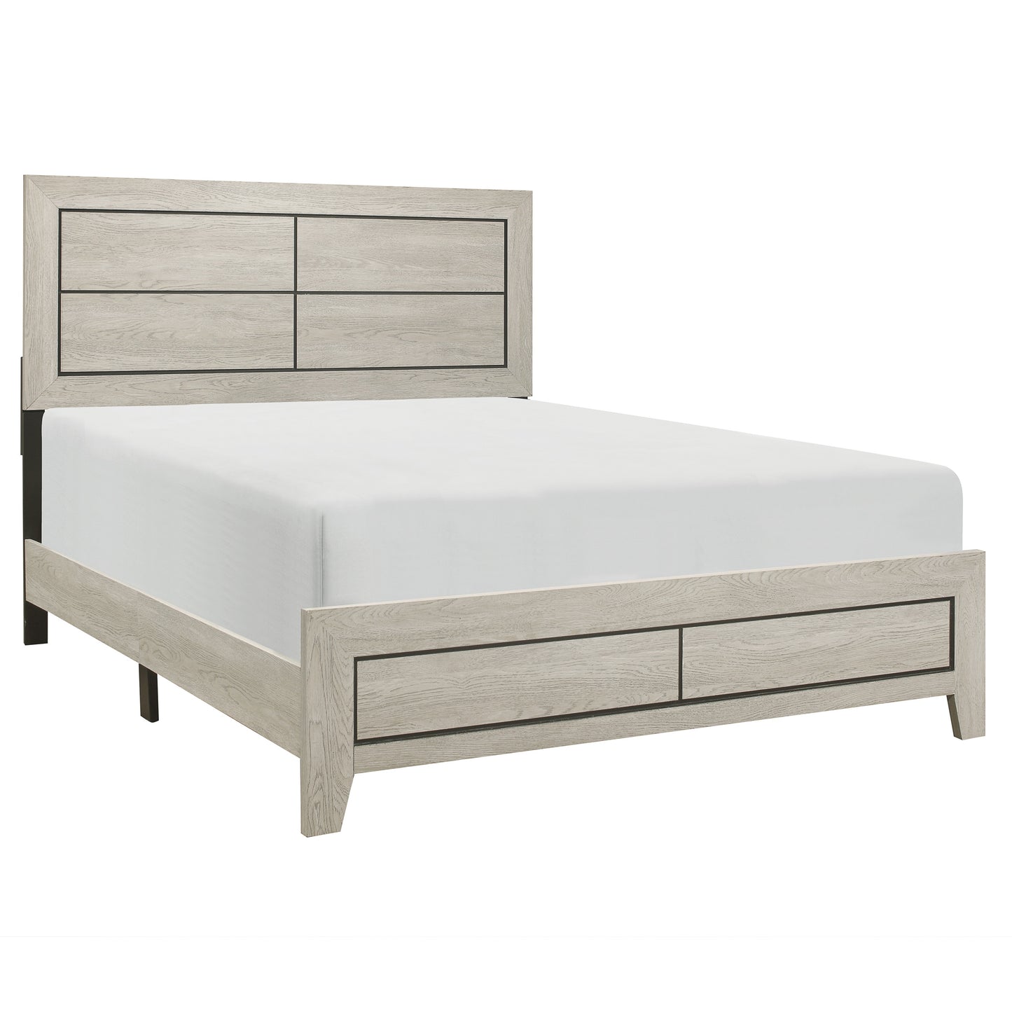 Homelegance Queen Bed Quinby Light Brown Finish 1525-1