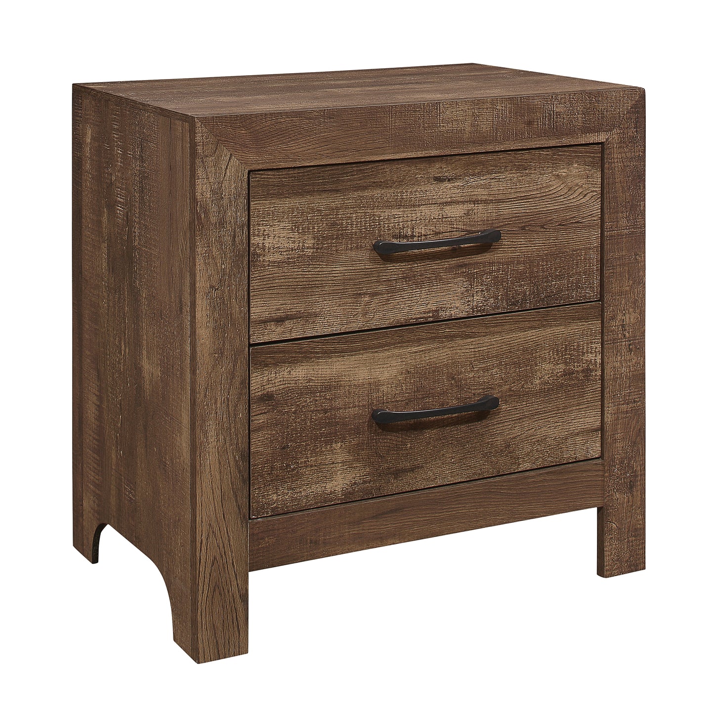 Homelegance Nightstand Corbin Rustic Brown Finish 1534-4