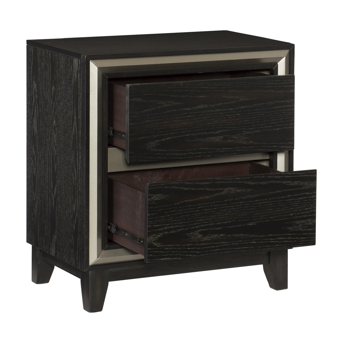 Homelegance Grant Nightstand Ebony Finish 1536-4
