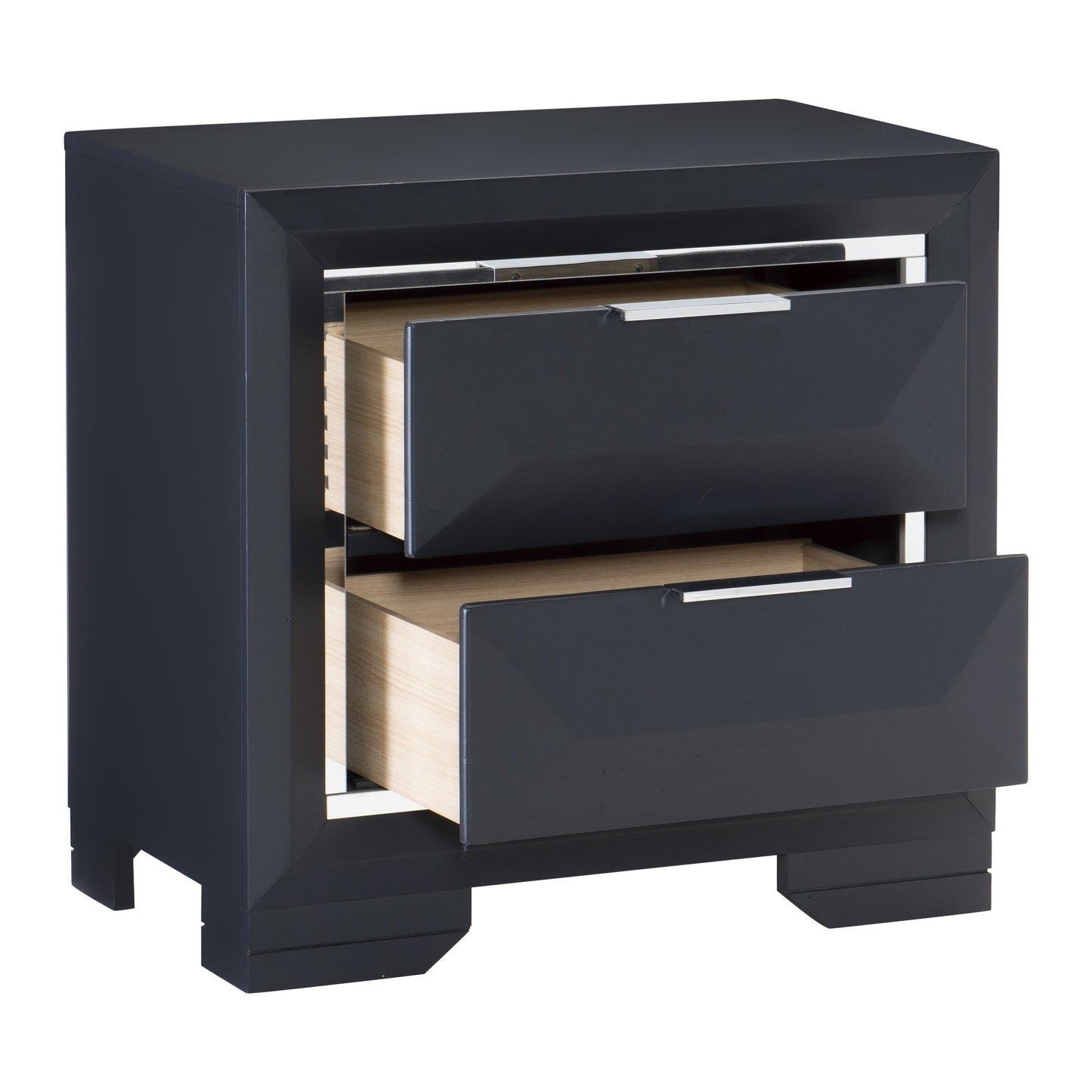 Homelegance Nightstand Rosemont Midnight Blue Finish 1553-4
