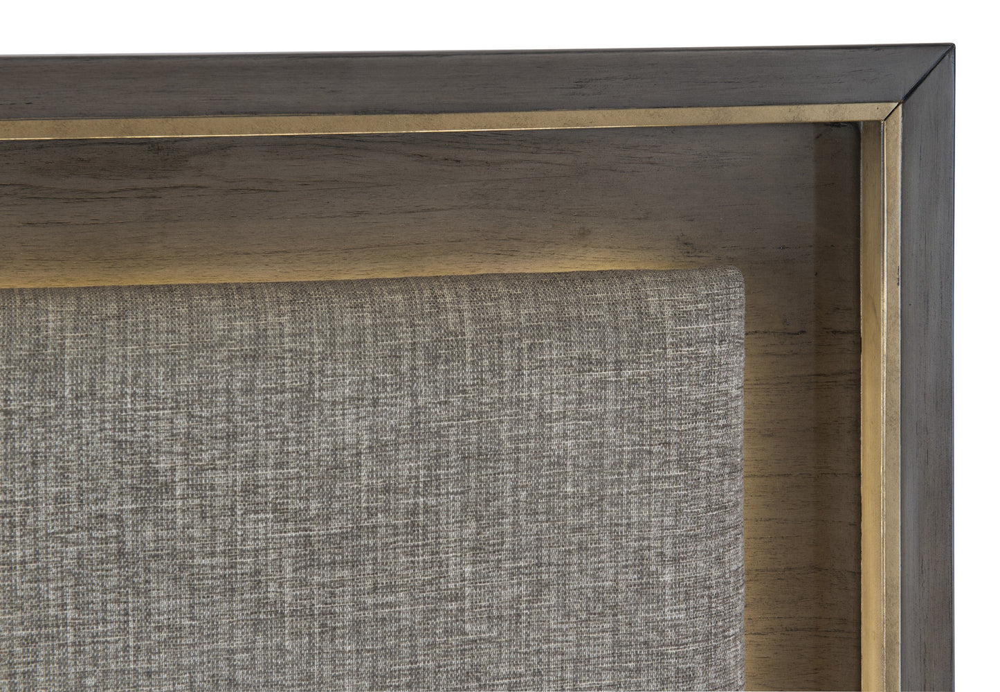 Homelegance Queen Bed Scarlett Brownish Gray with Gold Accents 1555-1