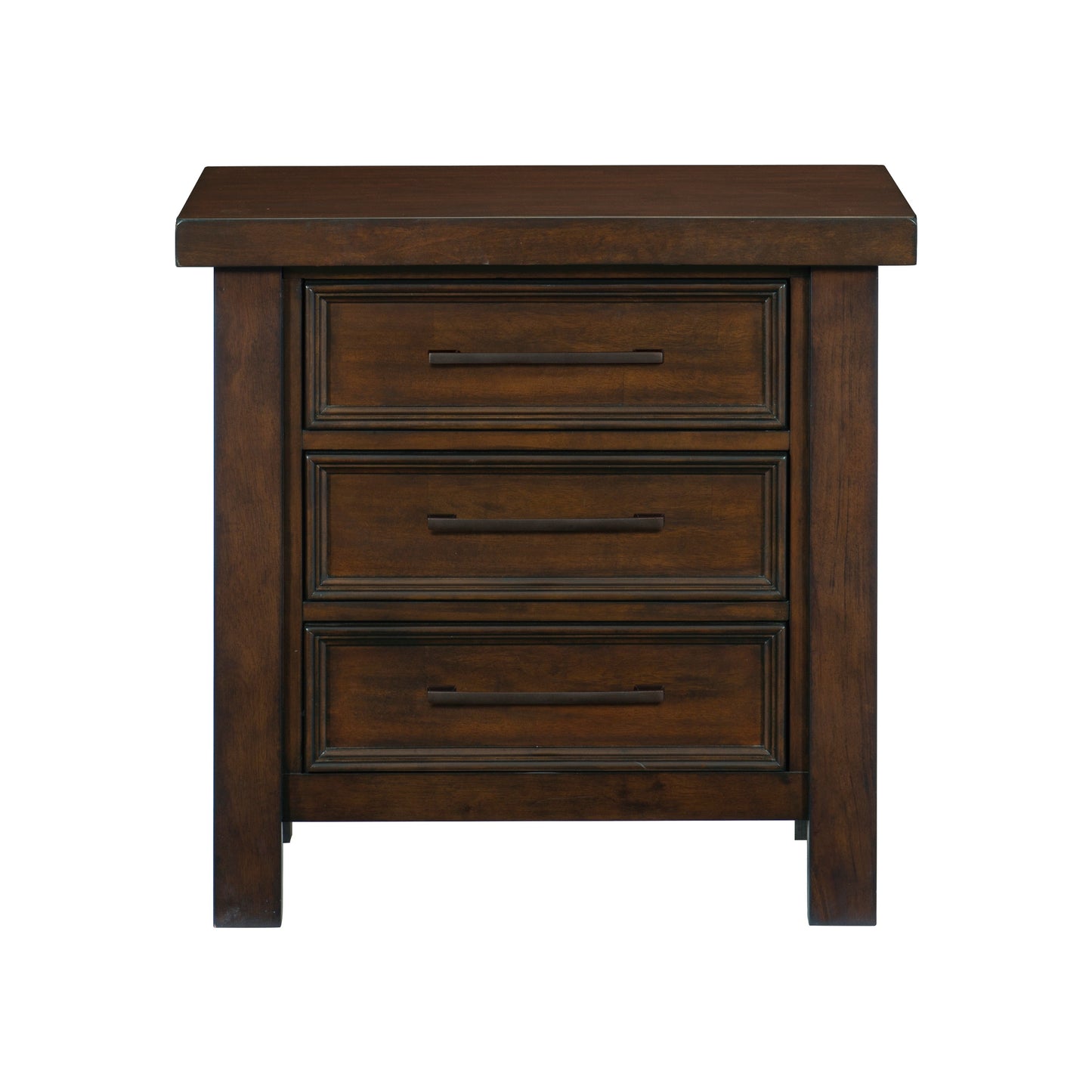 Homelegance Nightstand Logandale Brown Finish Elegant Bedroom Furniture 1559-4