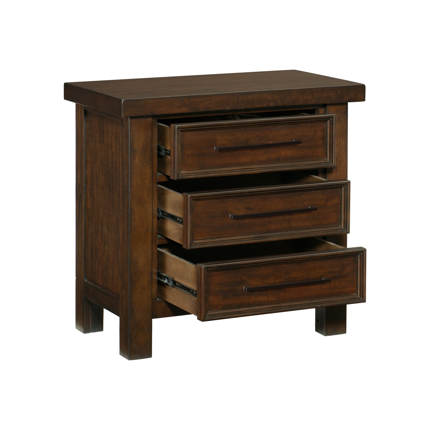 Homelegance Nightstand Logandale Brown Finish Elegant Bedroom Furniture 1559-4