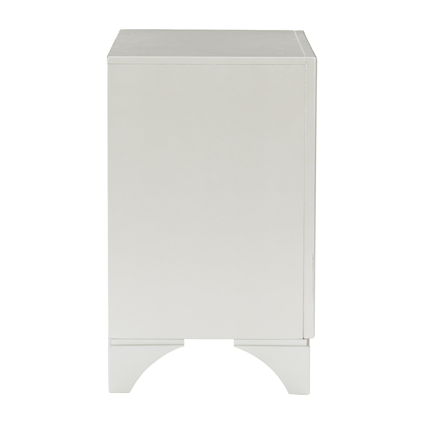 Homelegance Nightstand Salon Pearl White Finish 1572W-4