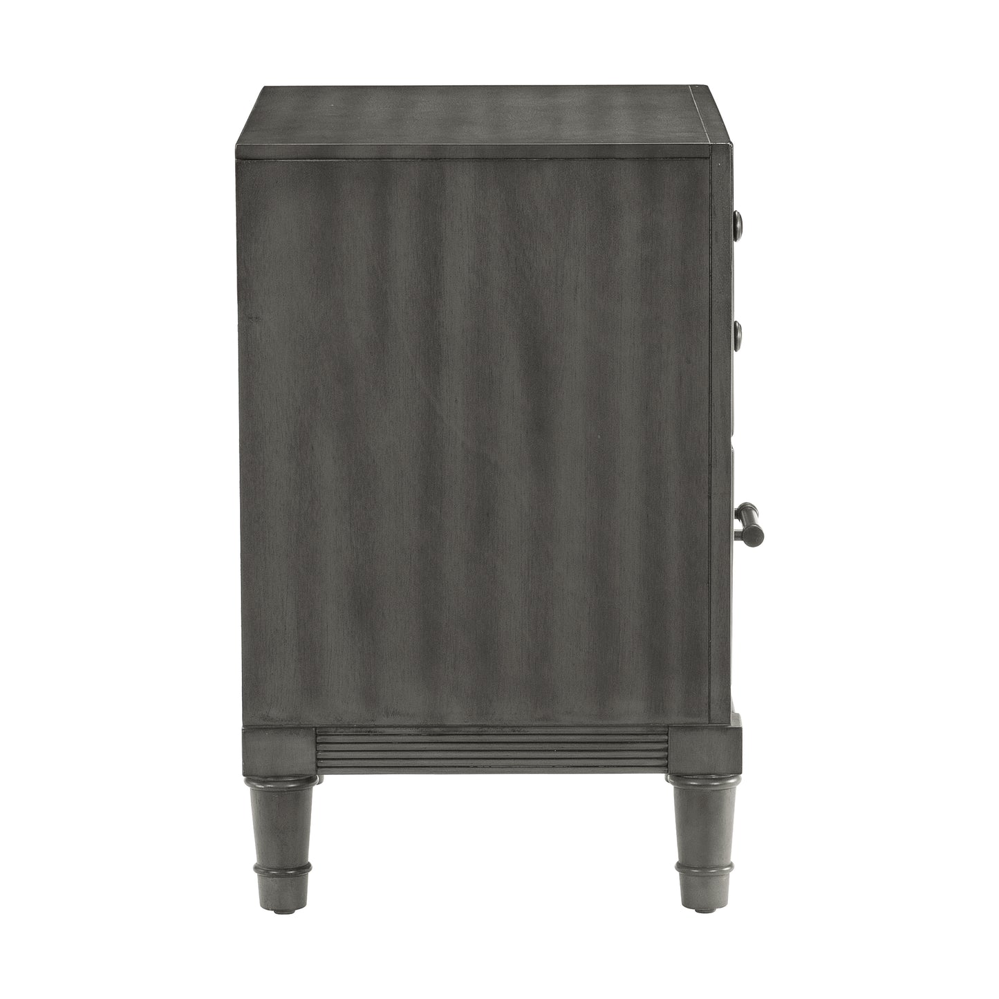 Homelegance Nightstand Wittenberry Gray Finish Elegant Design 1573-4