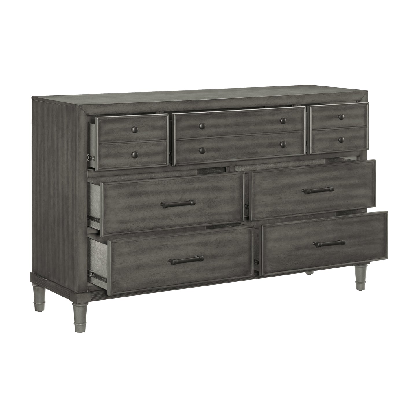 Homelegance Wittenberry Dresser Gray Finish Elegant Storage Solution 1573-5