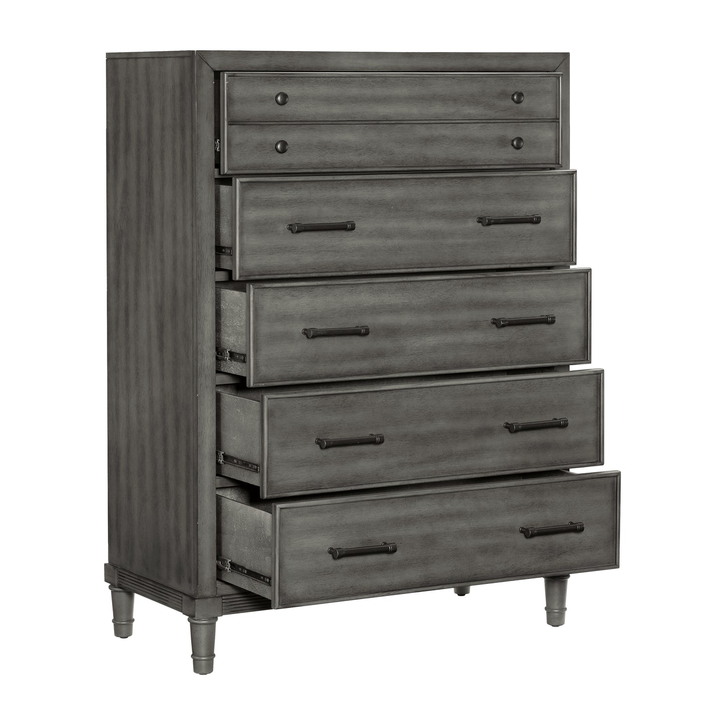 Homelegance Chest Wittenberry Gray Finish with Bronze Accents 1573-9