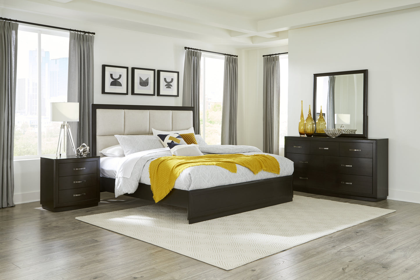 Homelegance Chest Dark Charcoal Hodgin Chest of Drawers 1575-9