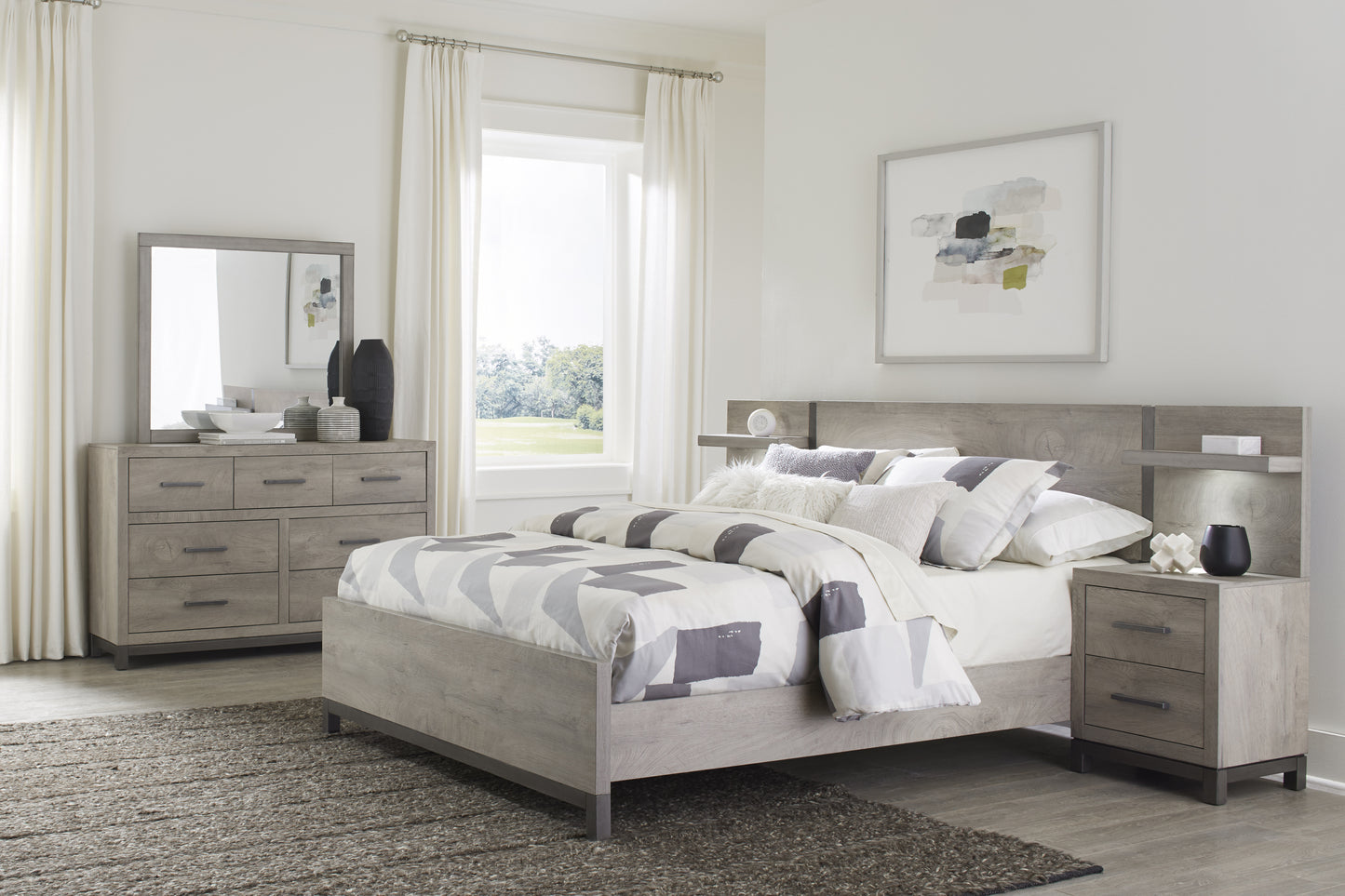 Homelegance Zephyr Dresser Light Gray Gray Finish 1577-5