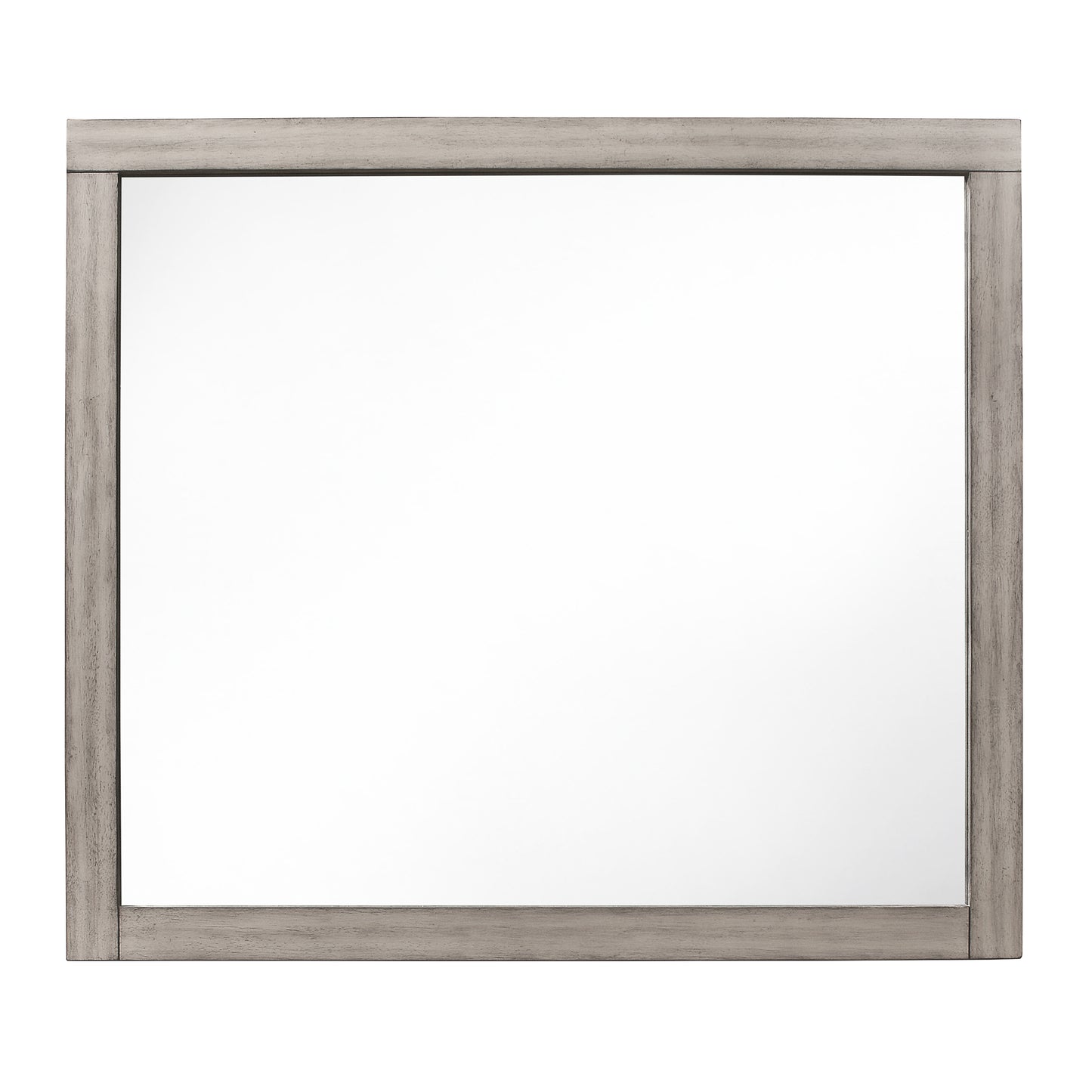 Homelegance Zephyr Dresser Mirror in Gray Faux Wood Finish 1577-6