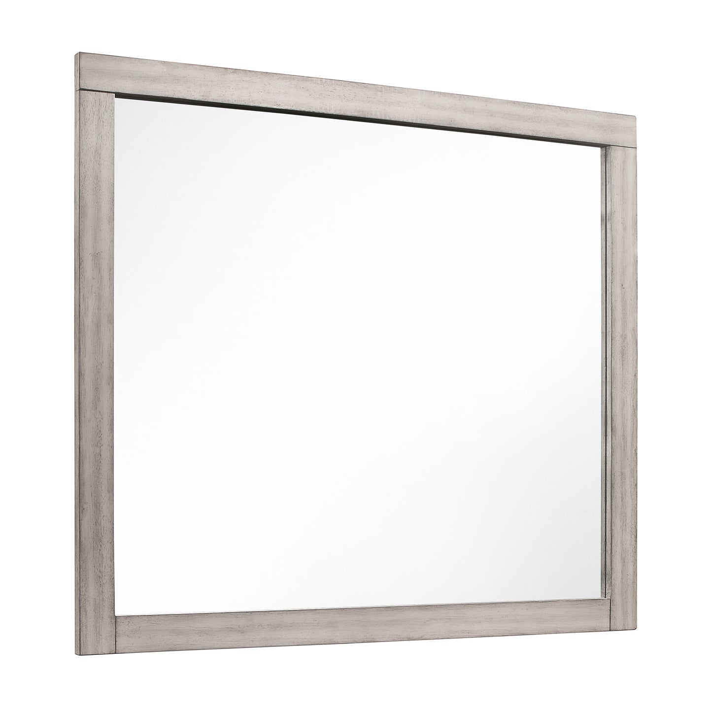 Homelegance Zephyr Dresser Mirror in Gray Faux Wood Finish 1577-6