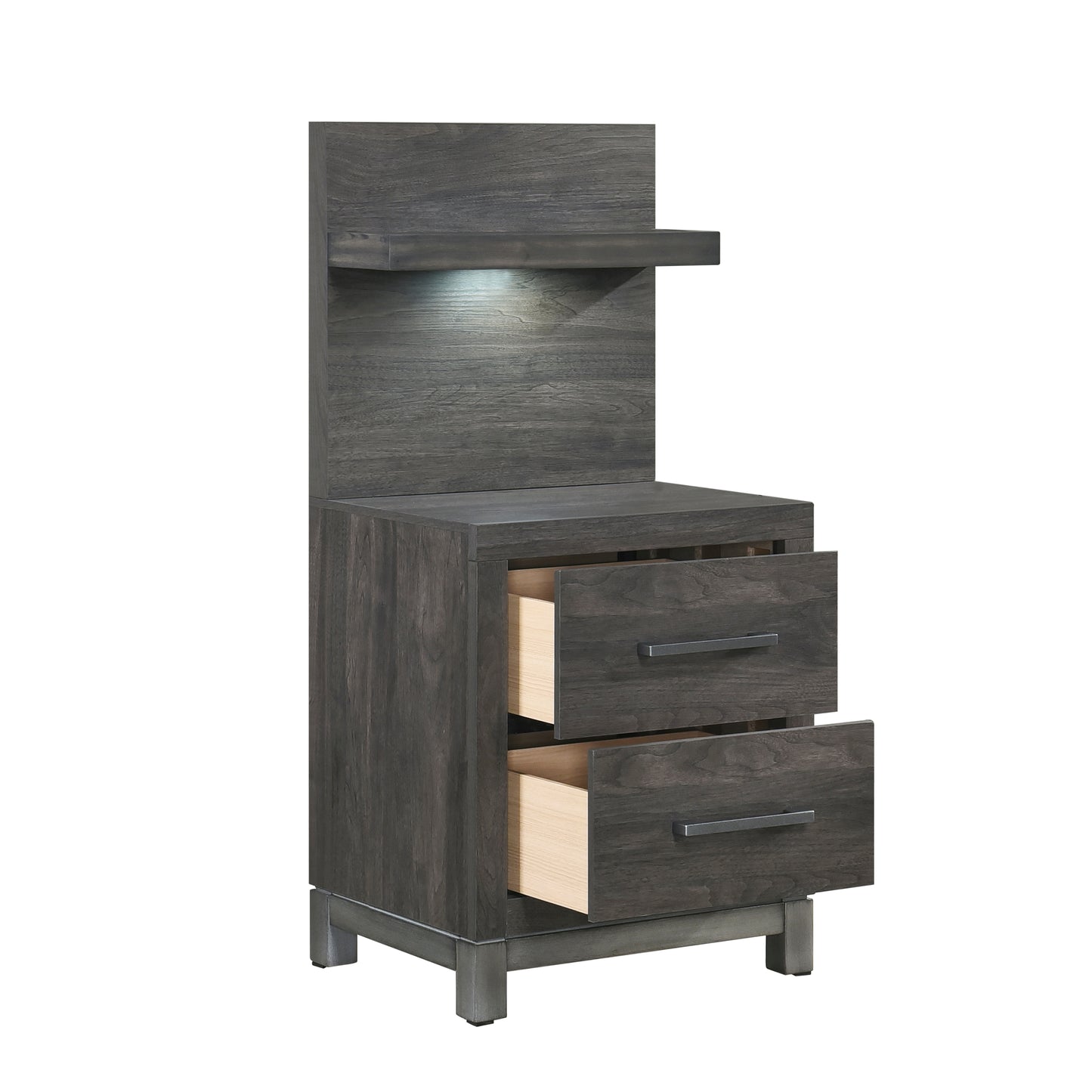 Homelegance Nightstand in Rich Wall Panel Finish 1577DG-4P