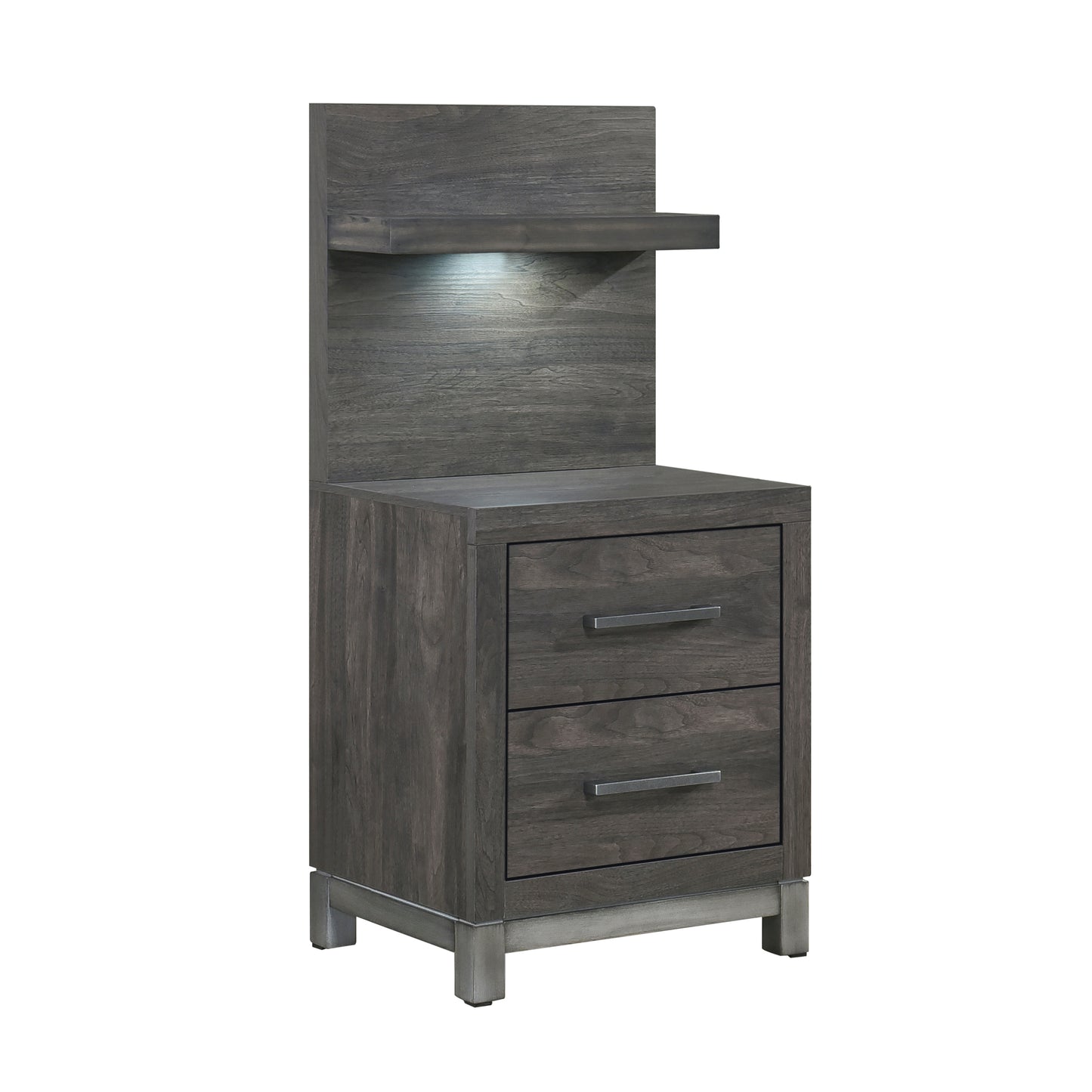 Homelegance Nightstand in Rich Wall Panel Finish 1577DG-4P