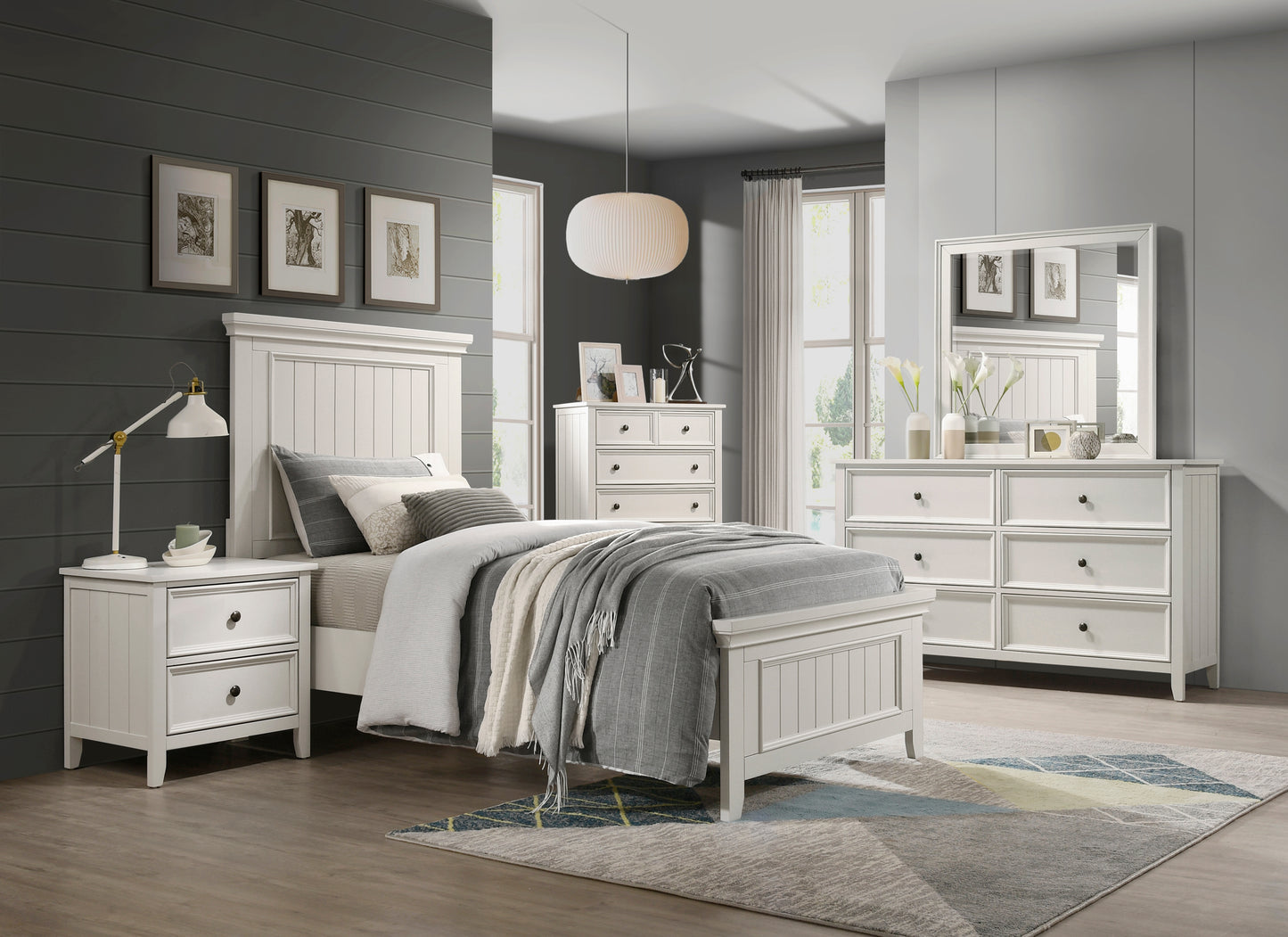 Homelegance Chest Donahue White Finish Elegant Storage Solution 1581-9