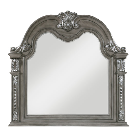 Homelegance Dresser Mirror Bennington Gray Finish Timeless Elegance 1583-6
