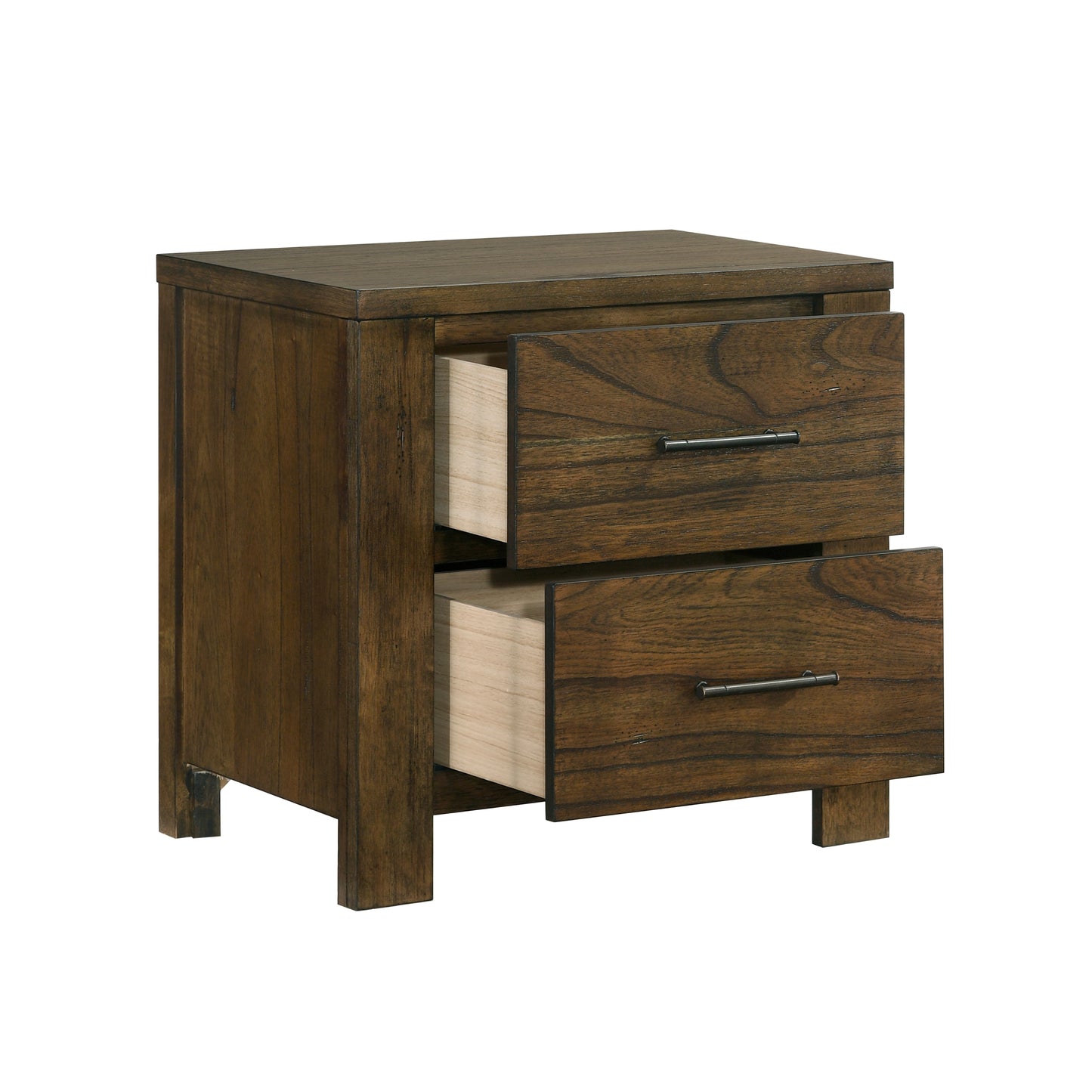 Homelegance Nightstand Sullivan Oak Finish Elegant Bedroom Storage 1592-4