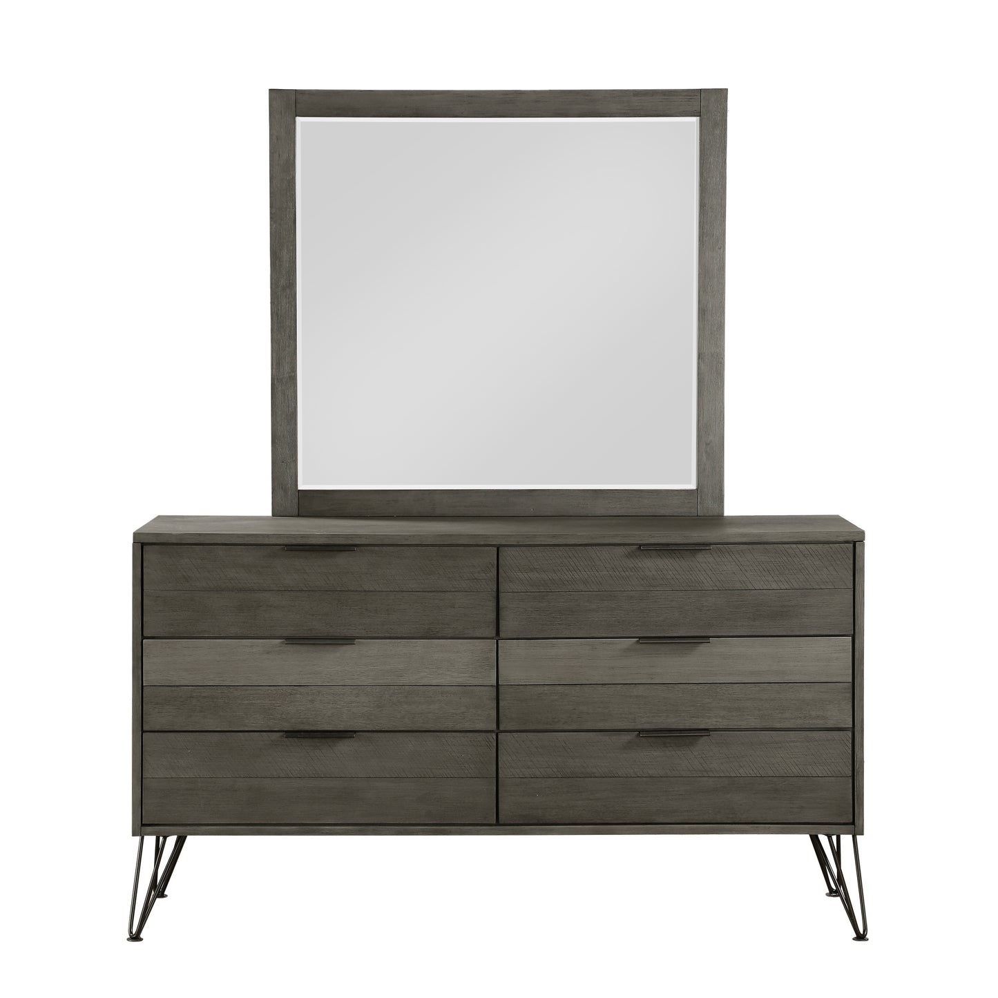 Homelegance Urbanite Dresser Mirror in 3-Tone Grey Finish 1604-6