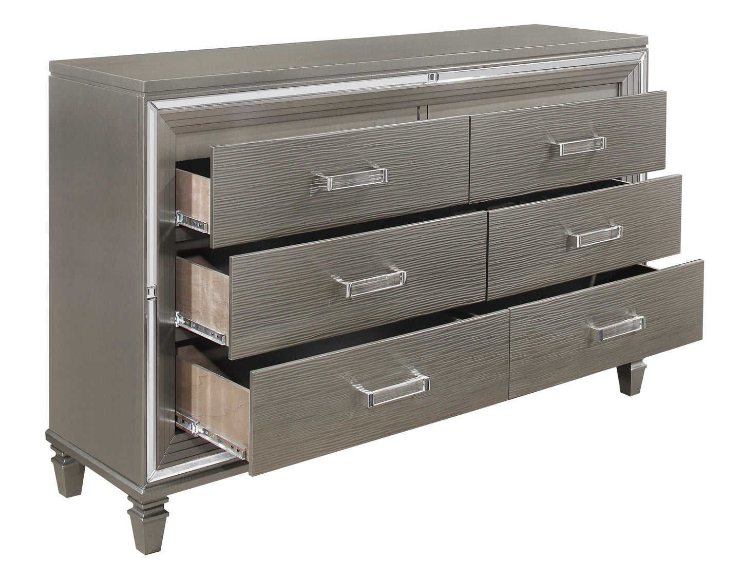 Homelegance Dresser in Brown Cherry Light Assembly Required 1616-5