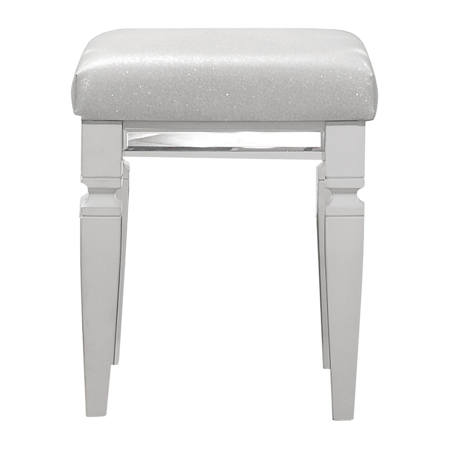 Homelegance Vanity Benches Tamsin White Metallic Finish 1616W-14