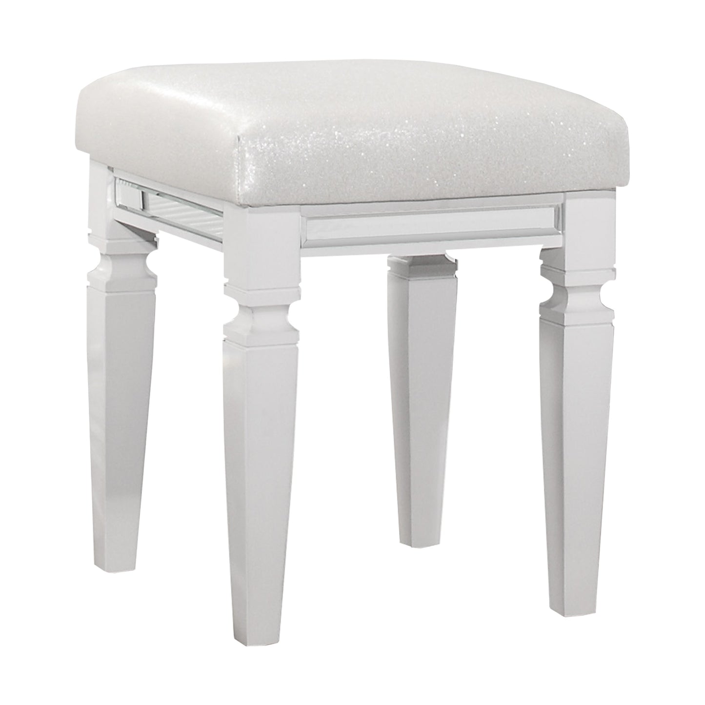 Homelegance Vanity Benches Tamsin White Metallic Finish 1616W-14