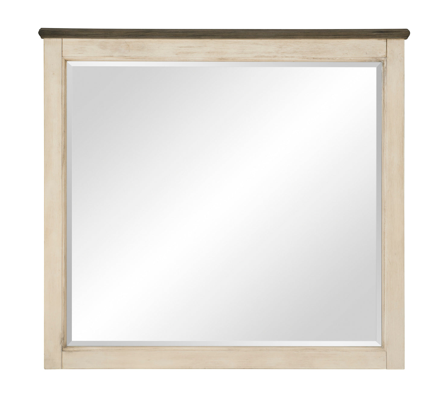 Homelegance Dresser Mirror Weaver Antique White Rosy Brown 1626-6