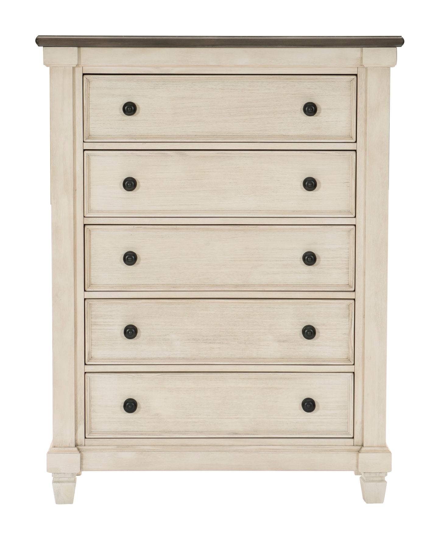 Homelegance Chest Weaver Antique White Rosy Brown Finish 1626-9