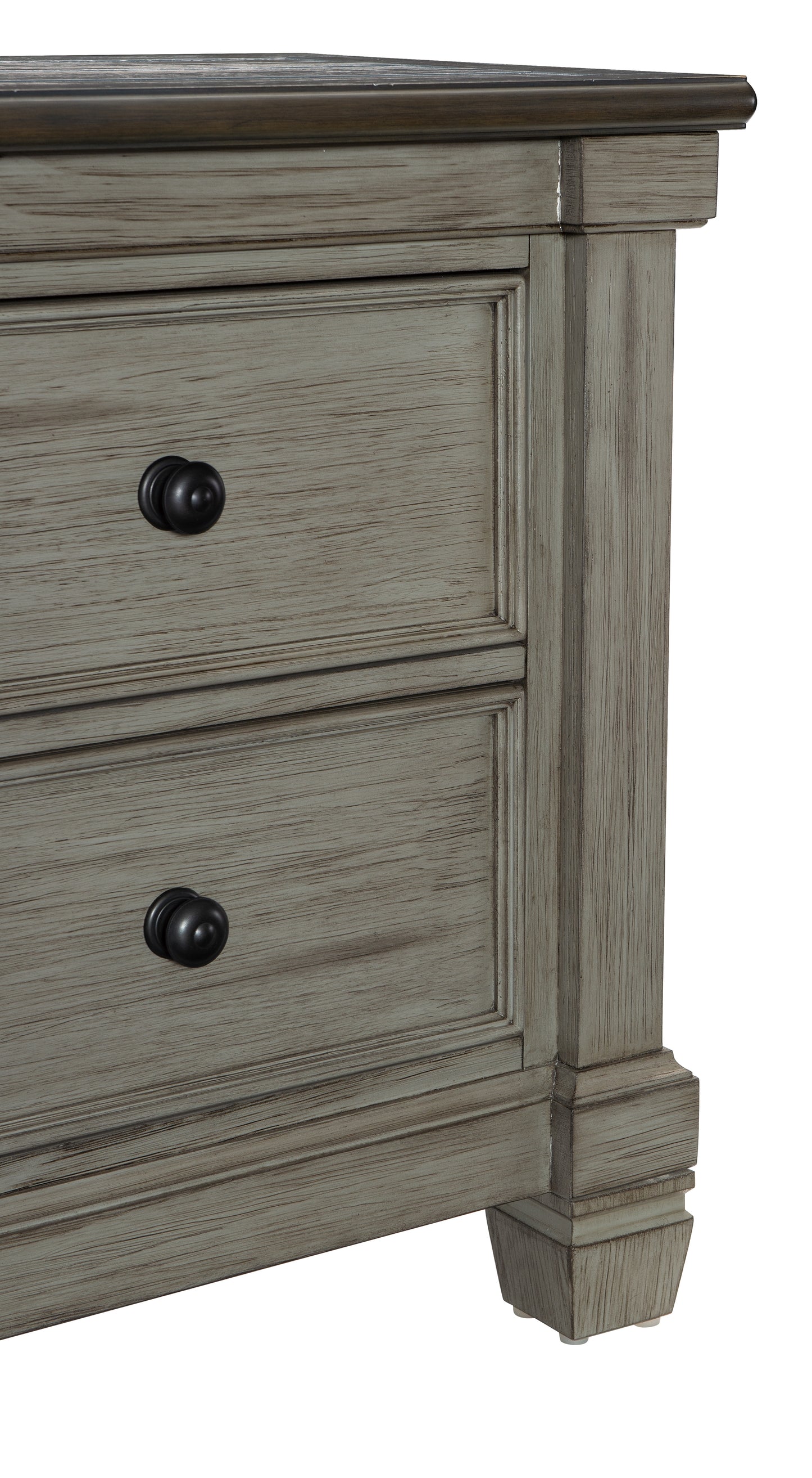 Homelegance Nightstand Weaver Antique Gray Coffee Finish 1626GY-4
