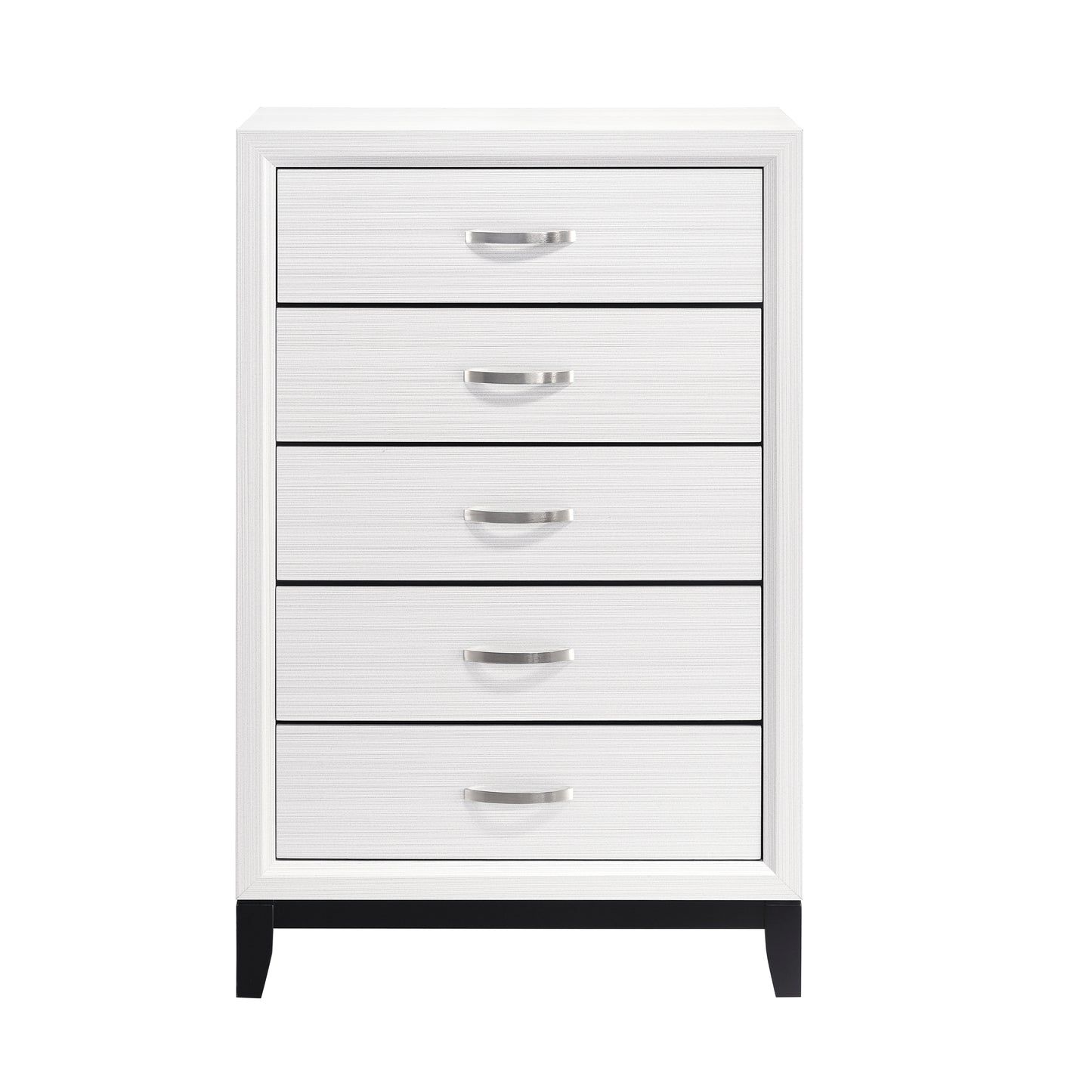 Homelegance Davi Chest White Finish with Chrome Pulls 1645WH-9