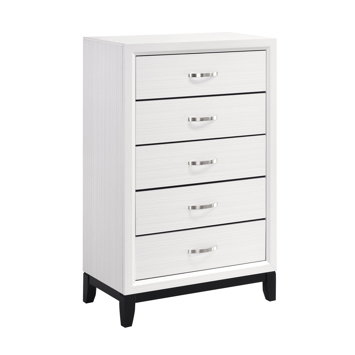 Homelegance Davi Chest White Finish with Chrome Pulls 1645WH-9
