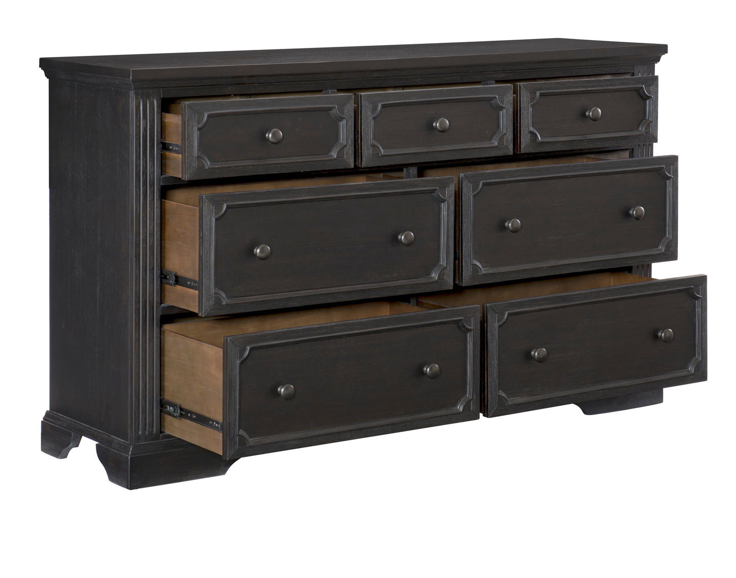 Homelegance Dresser Bolingbrook Wire-Brushed Charcoal Finish 1647-5