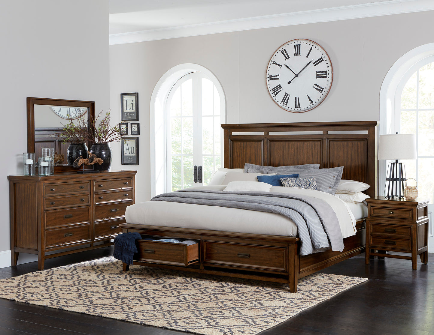 Homelegance Dresser Frazier Park Brown Cherry Finish 1649-5