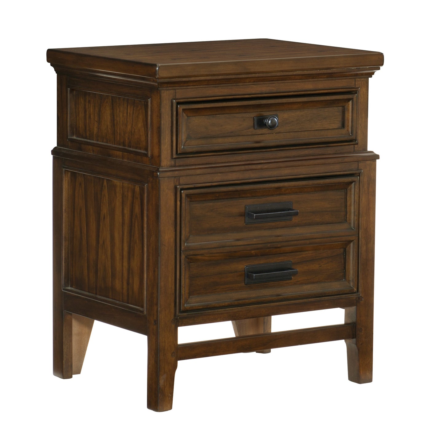 Homelegance Nightstand Frazier Park Brown Cherry Finish 1649-4