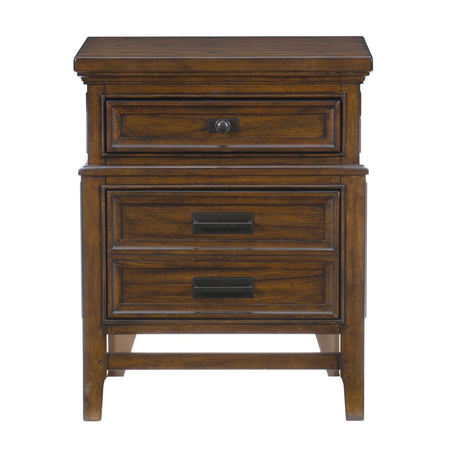 Homelegance Nightstand Frazier Park Brown Cherry Finish 1649-4