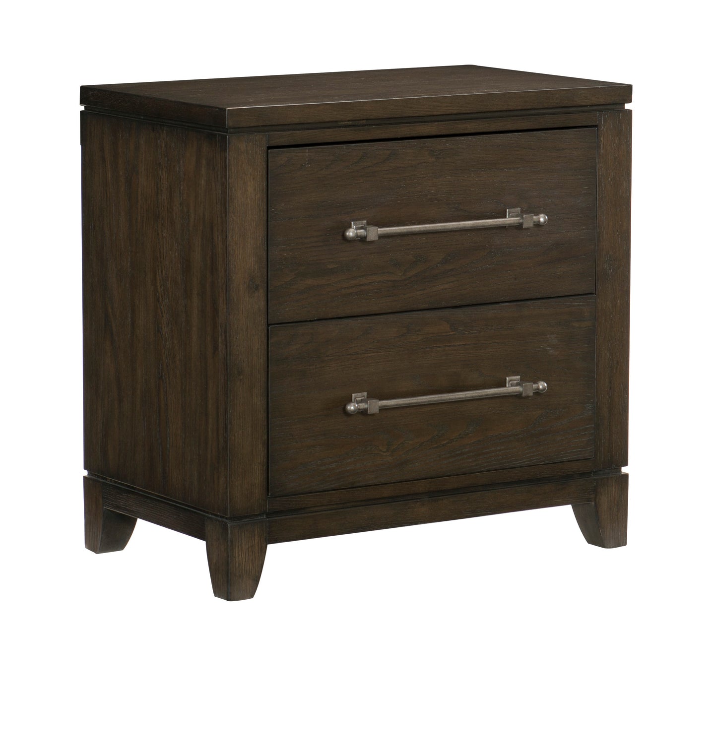 Homelegance Nightstand Griggs Dark Brown with Dovetail Drawers 1669-4