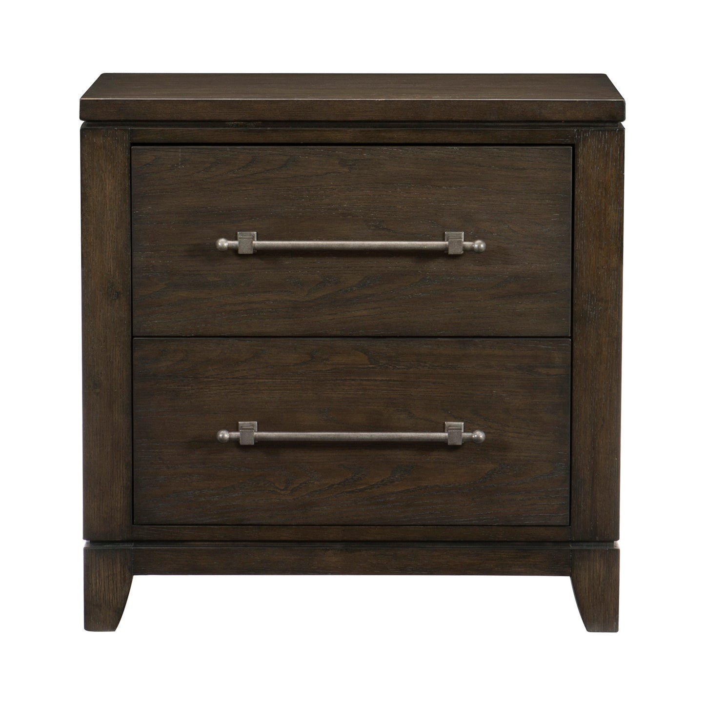 Homelegance Nightstand Griggs Dark Brown with Dovetail Drawers 1669-4