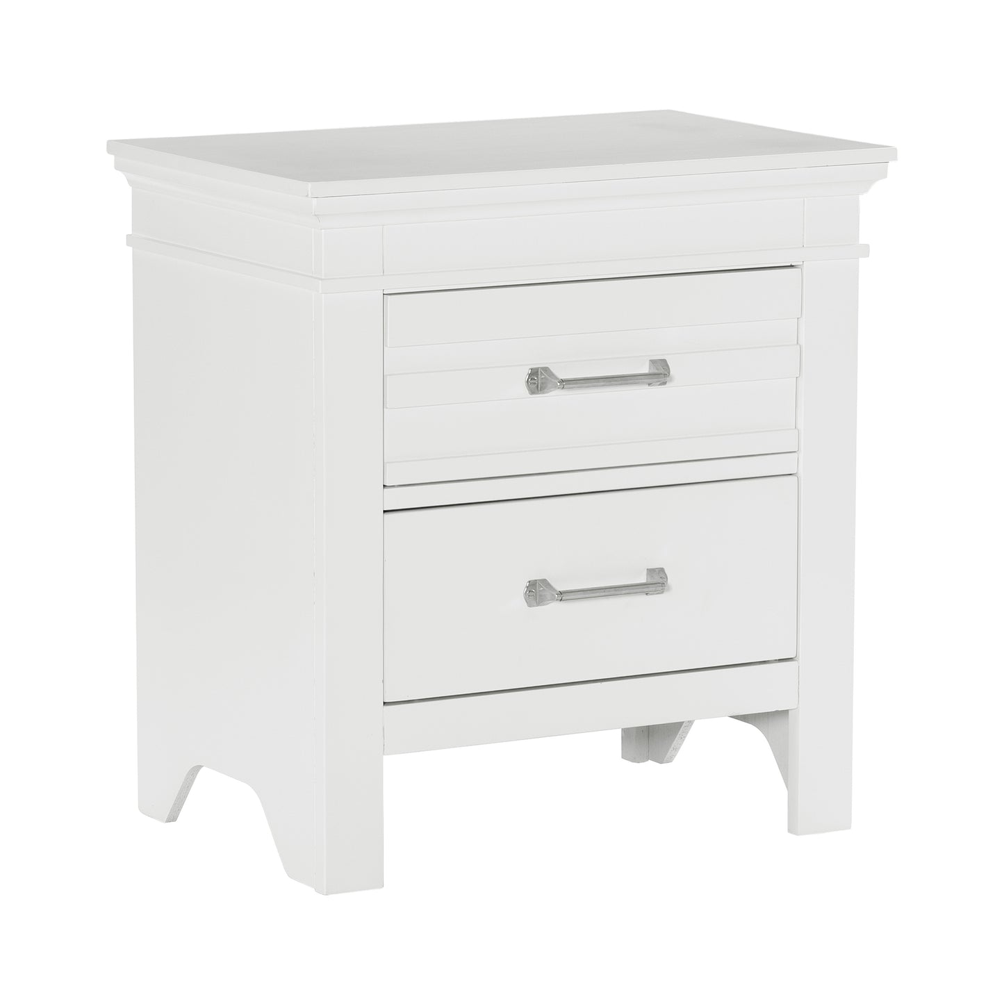 Homelegance Nightstand Blaire Farm White Finish 1675W-4