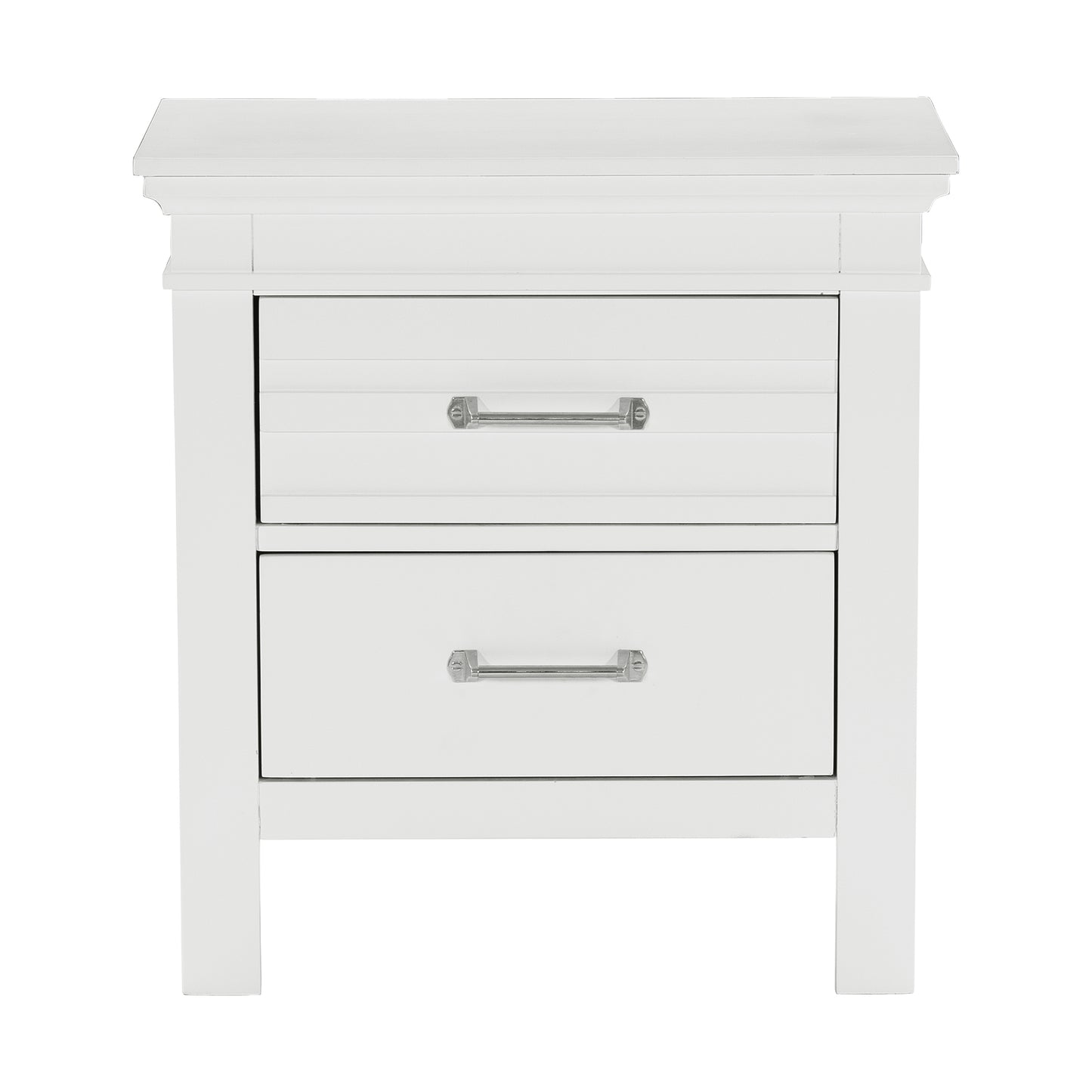 Homelegance Nightstand Blaire Farm White Finish 1675W-4