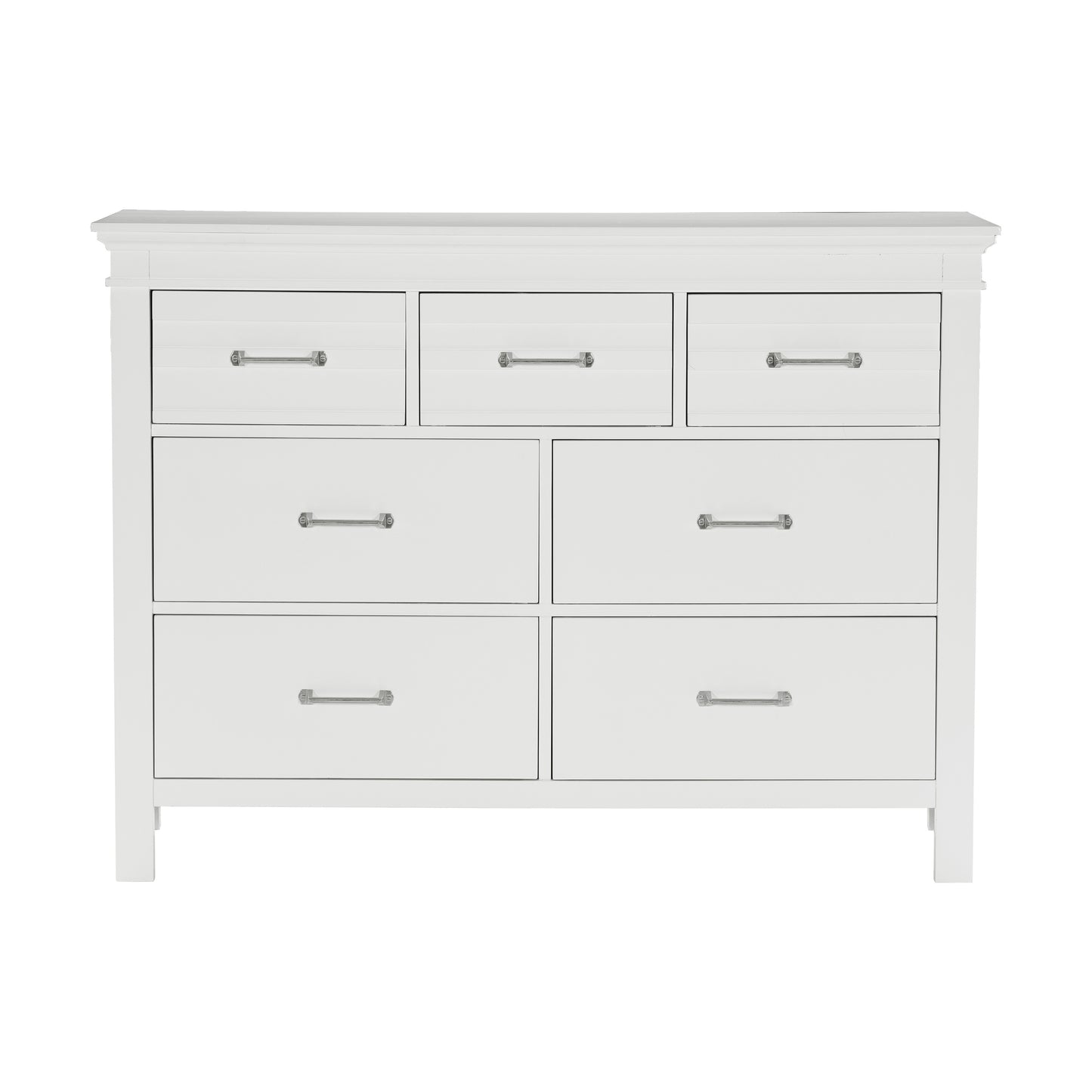 Homelegance Dresser Blaire Farm White Finish Elegant Storage Solution 1675W-5