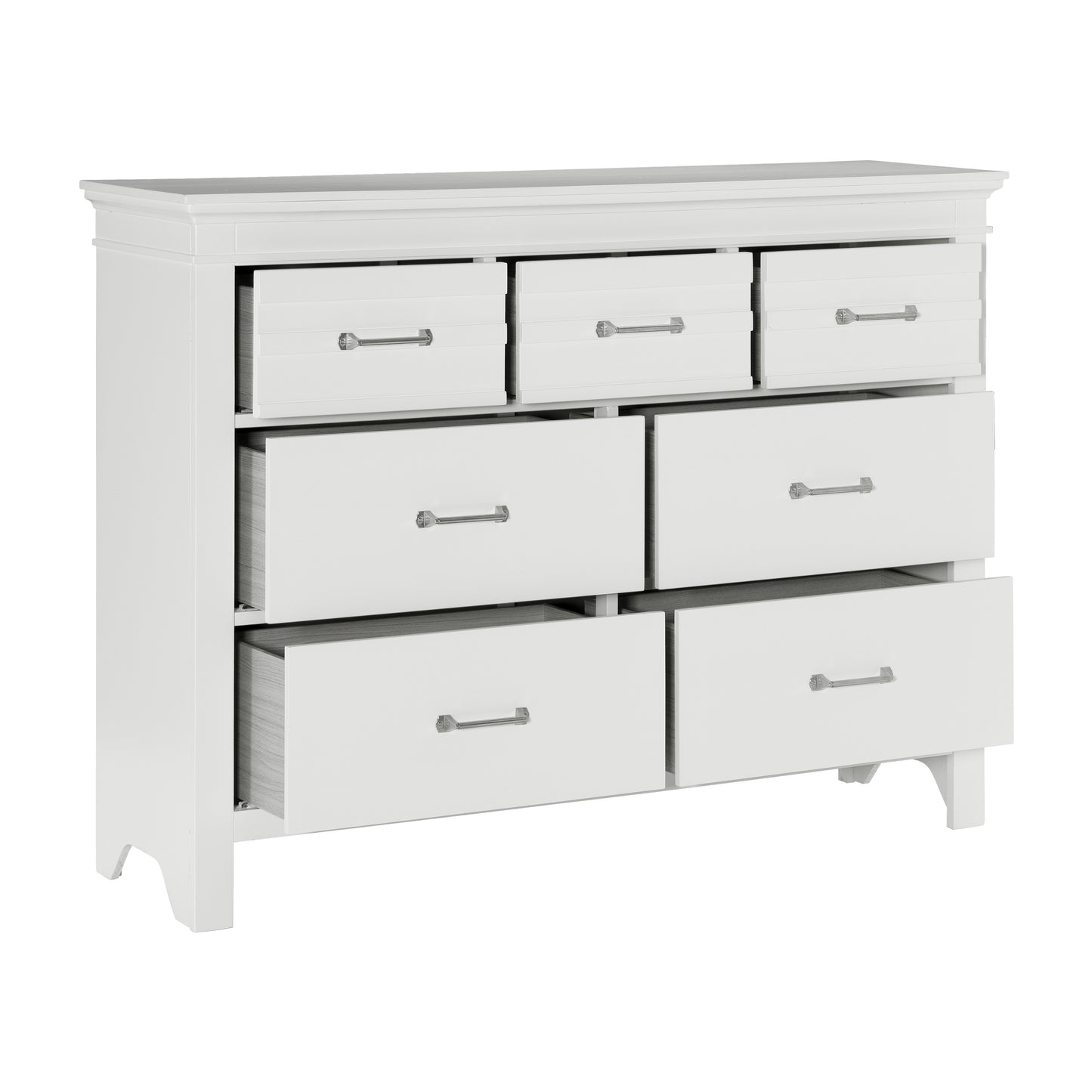 Homelegance Dresser Blaire Farm White Finish Elegant Storage Solution 1675W-5