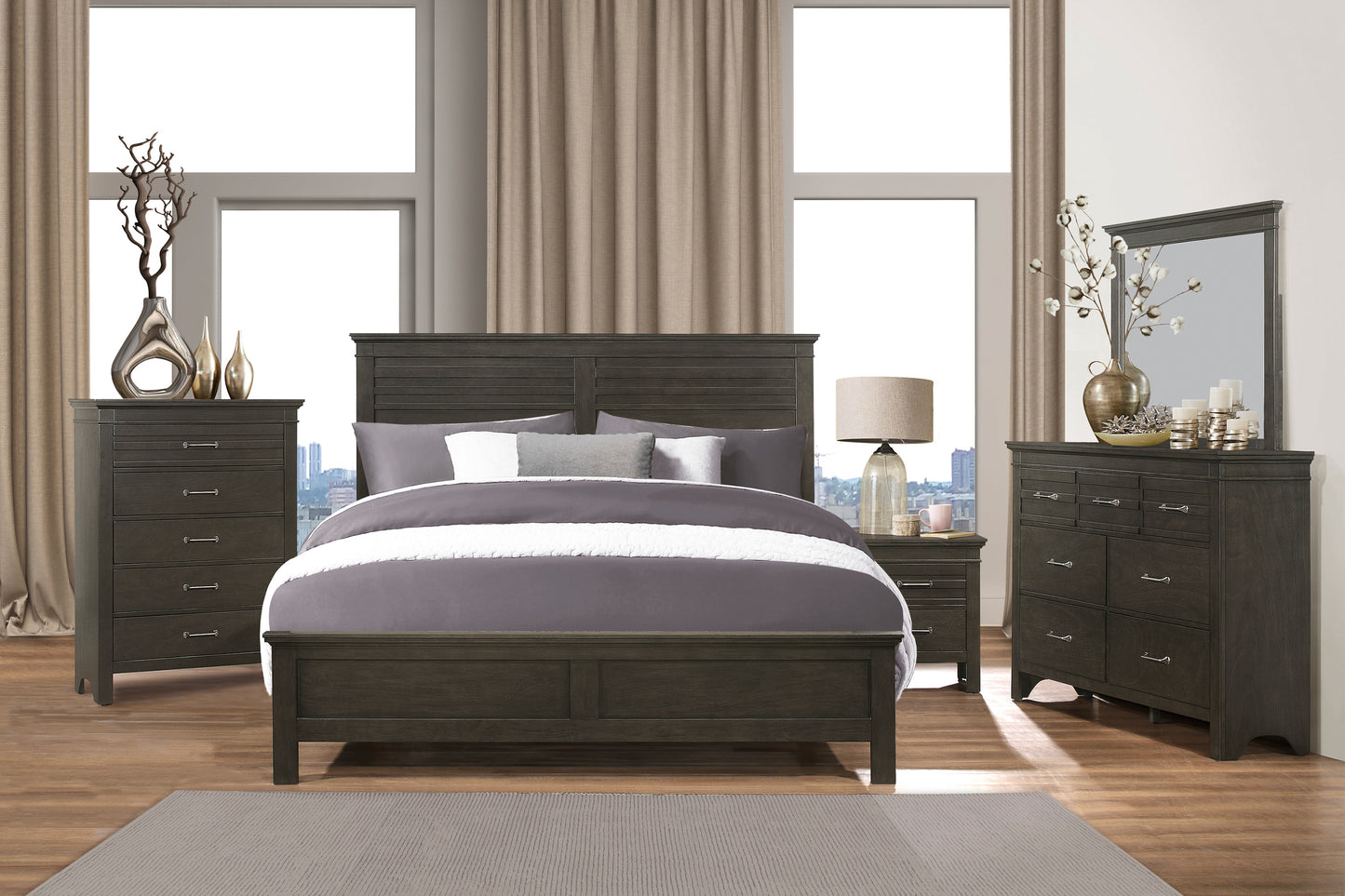 Homelegance Chest Charcoal Gray Blaire Farm 1675-9