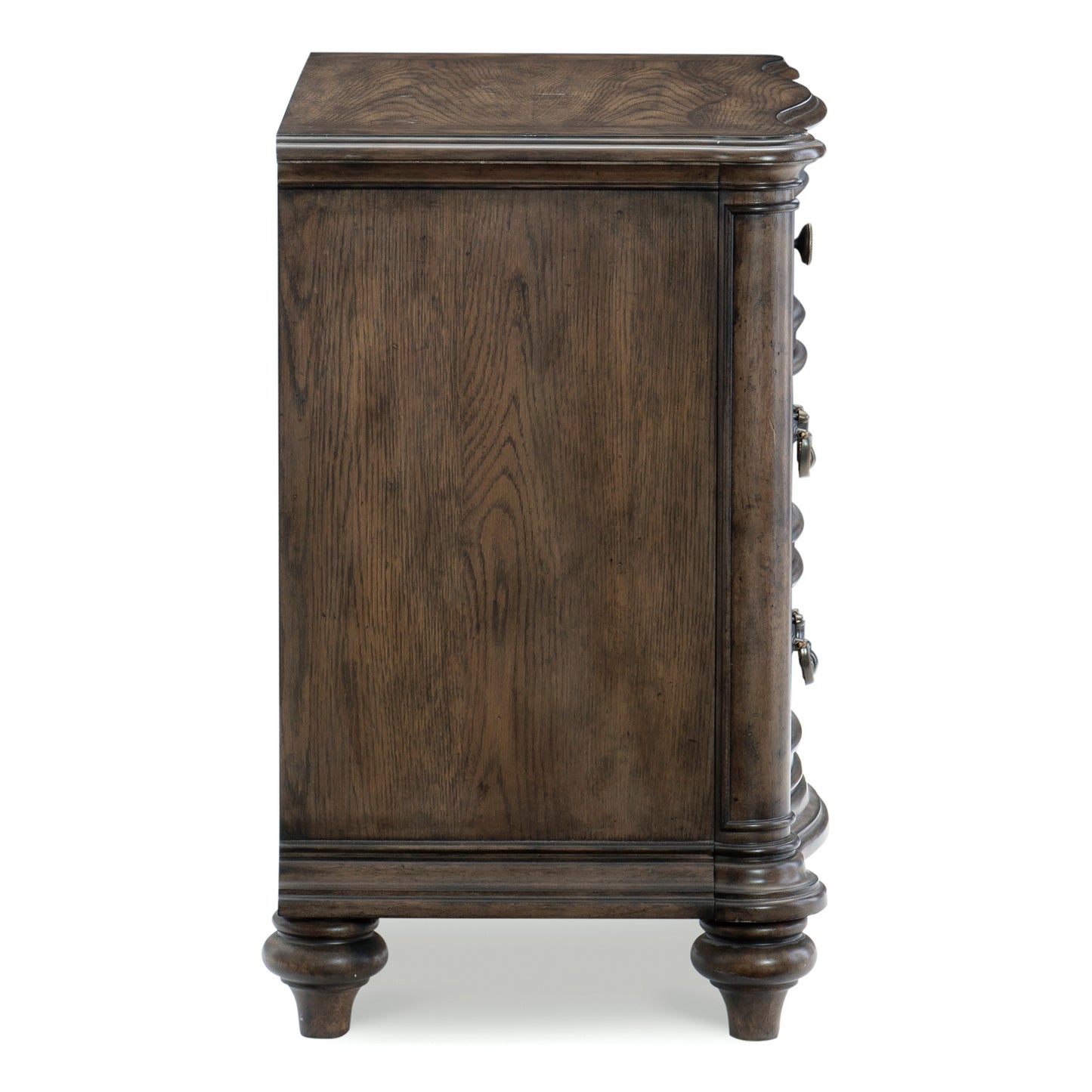 Homelegance Nightstand Heath Court Brown Oak Finish 1682-4