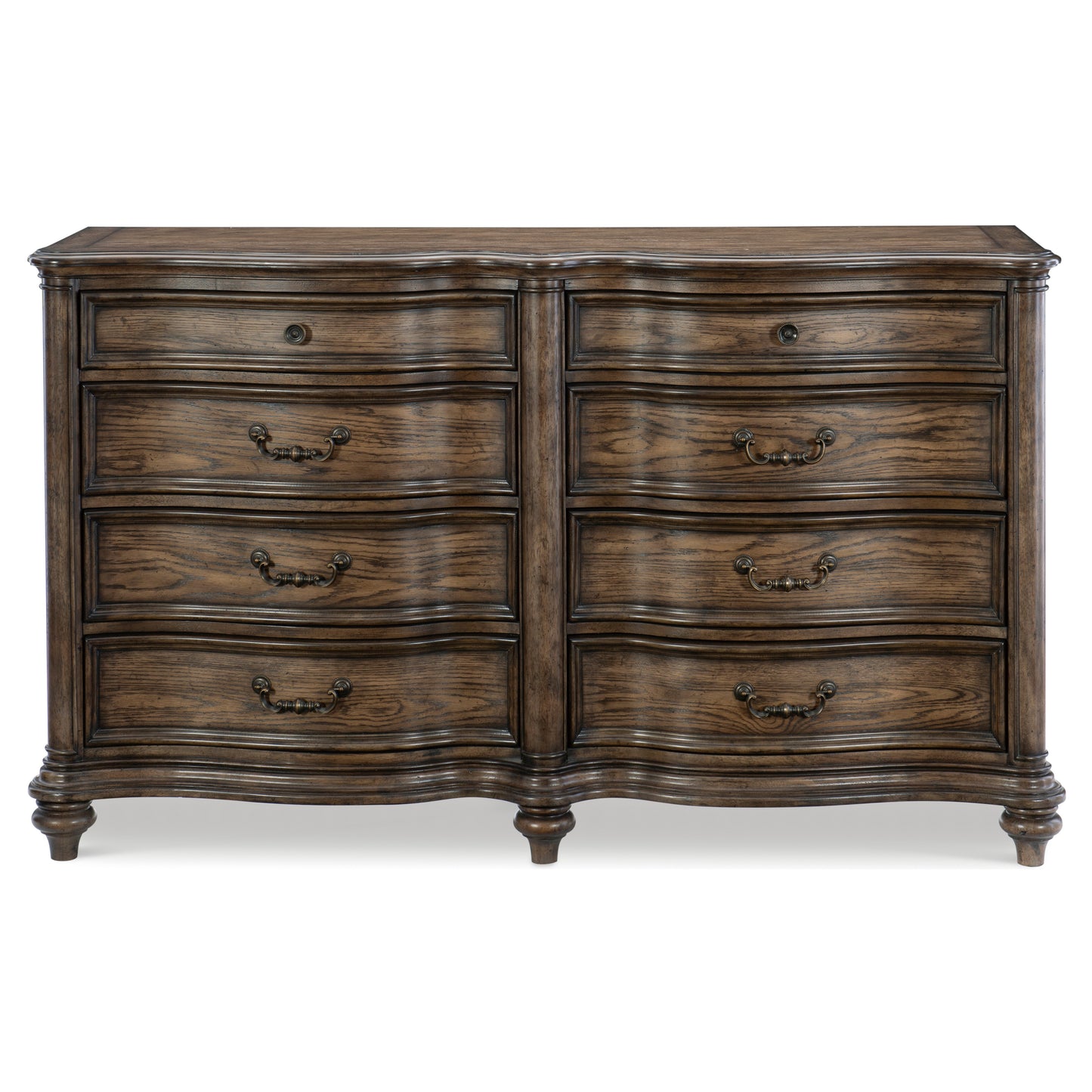 Homelegance Dresser Heath Court Brown Oak Finish Elegant Storage Solution 1682-5